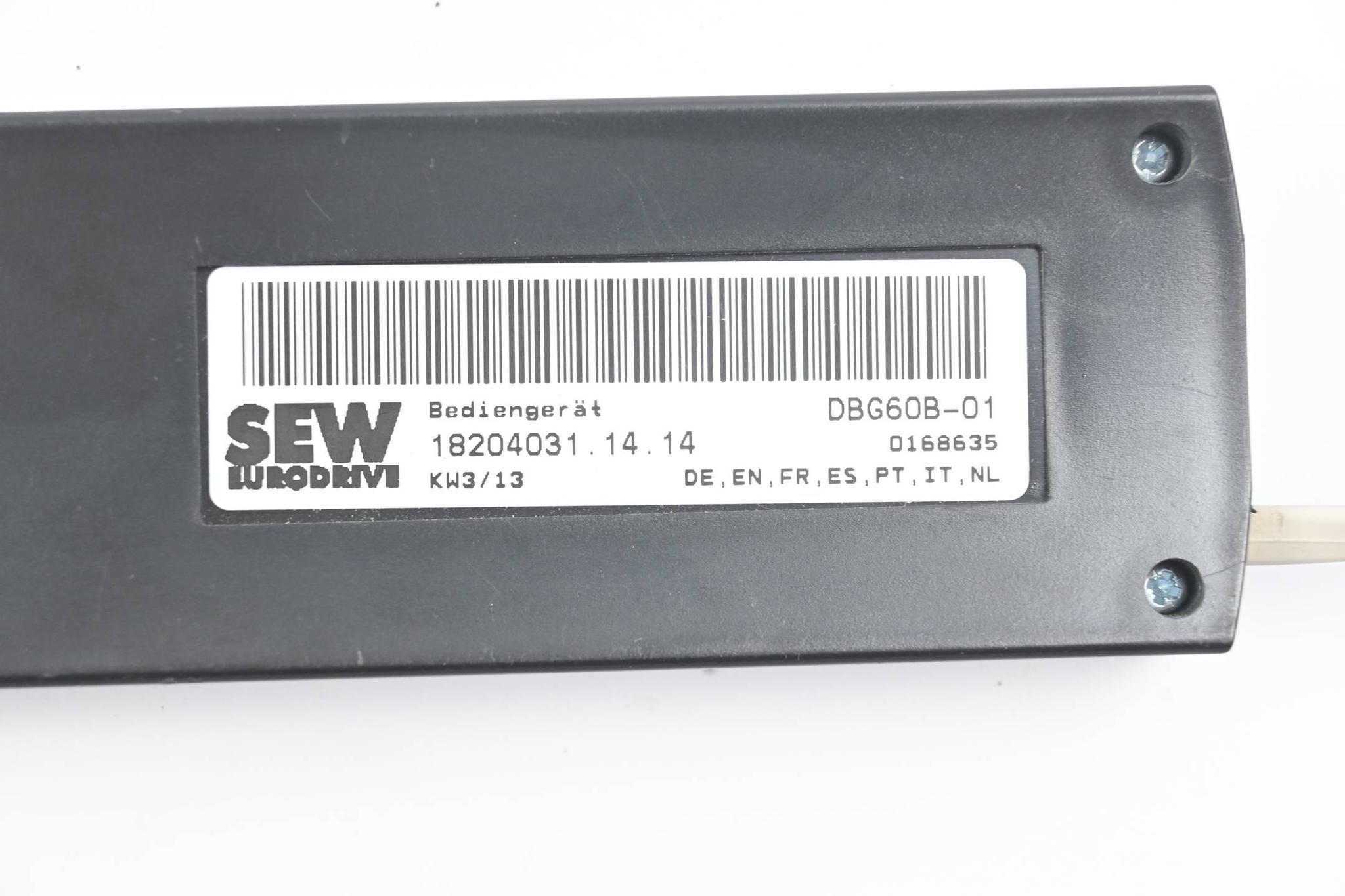 Produktfoto 2 von SEW Eurodrive Bediengerät DBG60B-01 ( 18204031.14.14 )