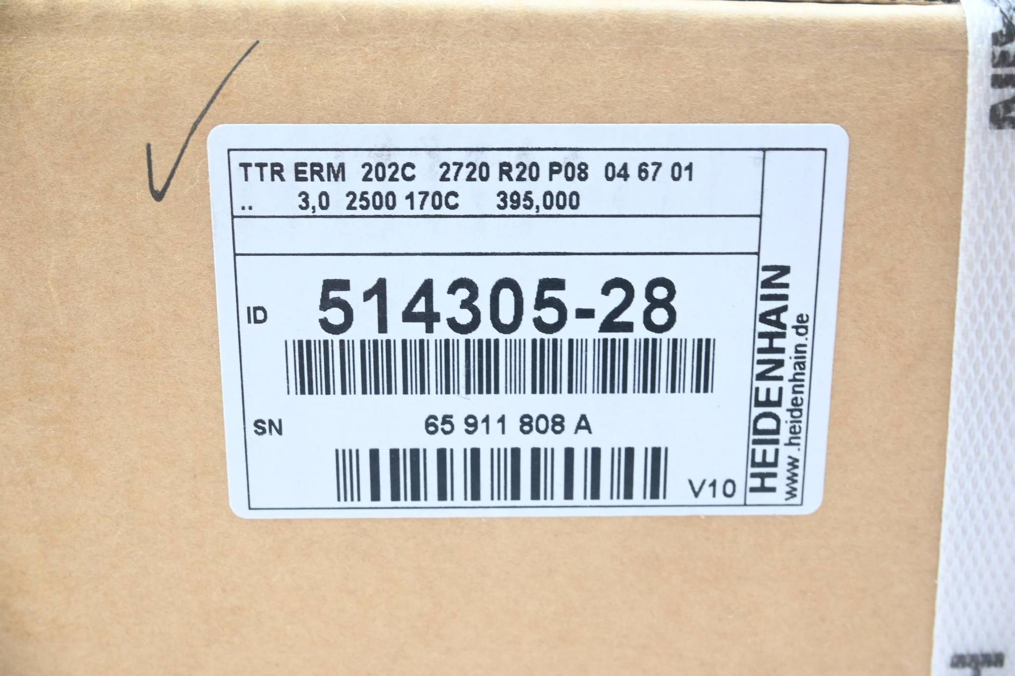 Heidenhain Teilungstrommel TTR ERM 202C ( 514305-28 ) Ver. V10