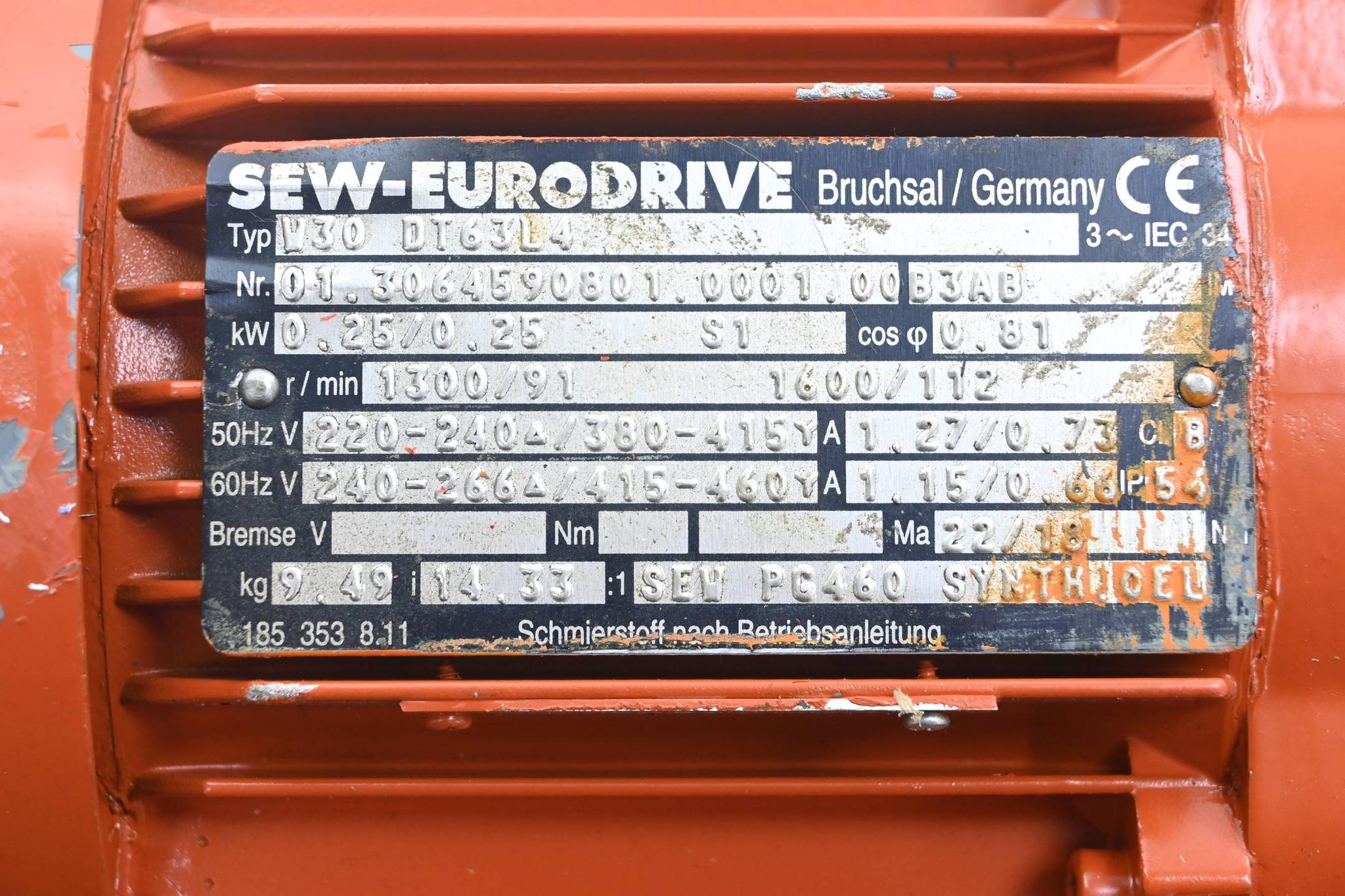 Produktfoto 2 von SEW Eurodrive Getriebemotor W30DT63L4 ( W30 DT63L4 )