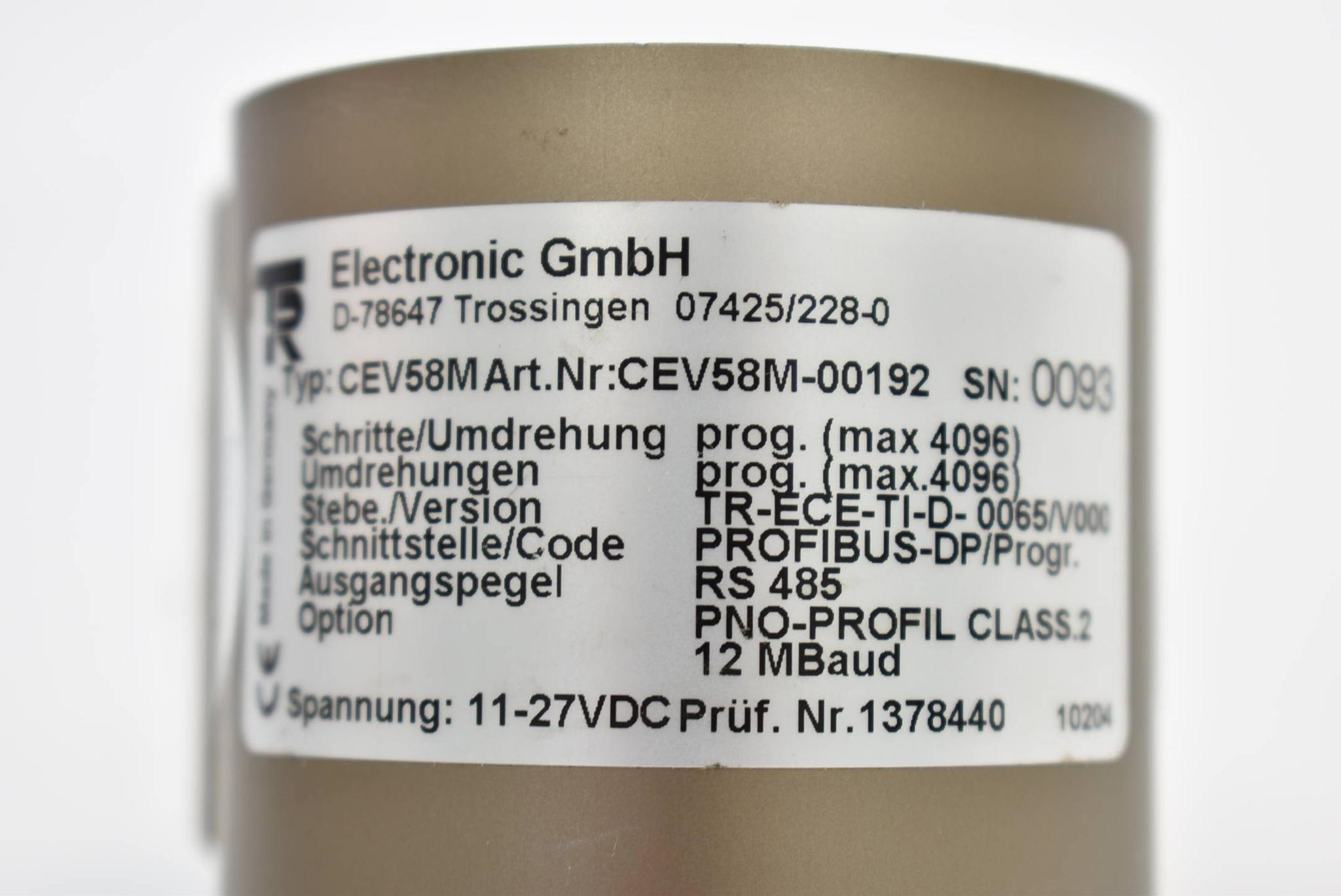 Produktfoto 4 von TR Electronic Encoder Profibus CEV58M CEV58M-00192