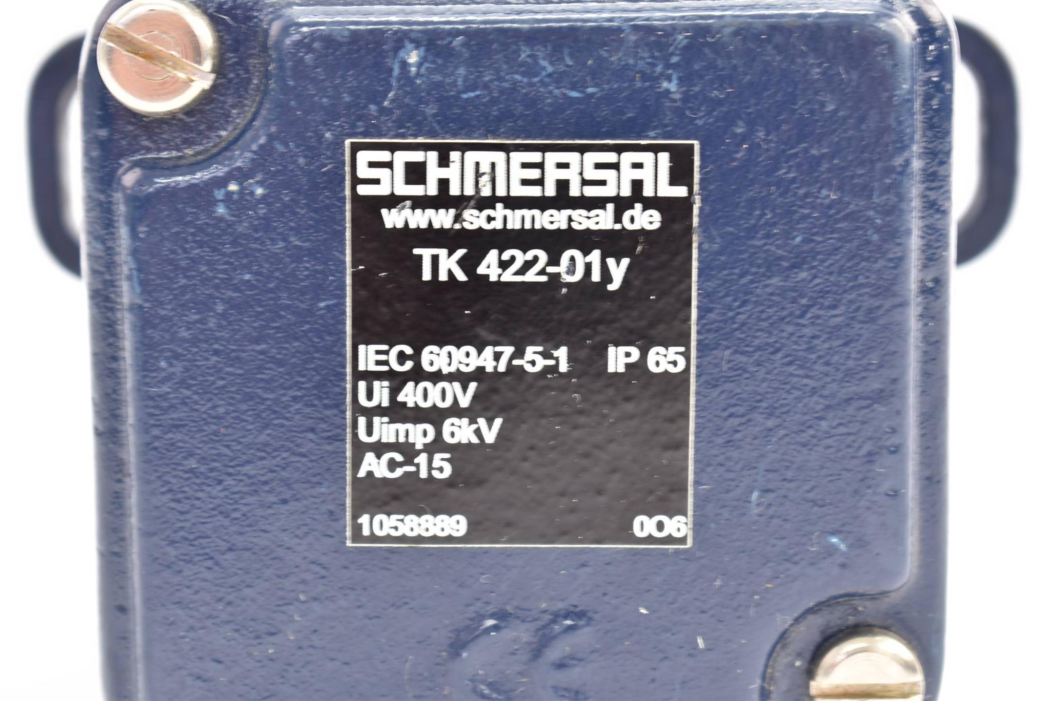 Produktfoto 4 von Schmersal Endschalter mit Rollenhebel TK 422-01y ( 1058889 )