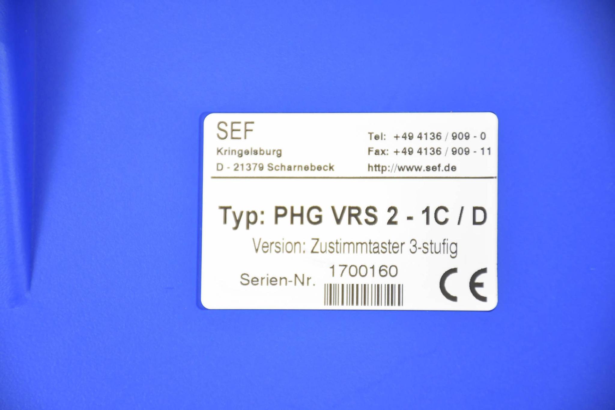 Produktfoto 2 von SEF VRS1 C/D VRS2 Teachpanel PHG VRS 2-1C/D