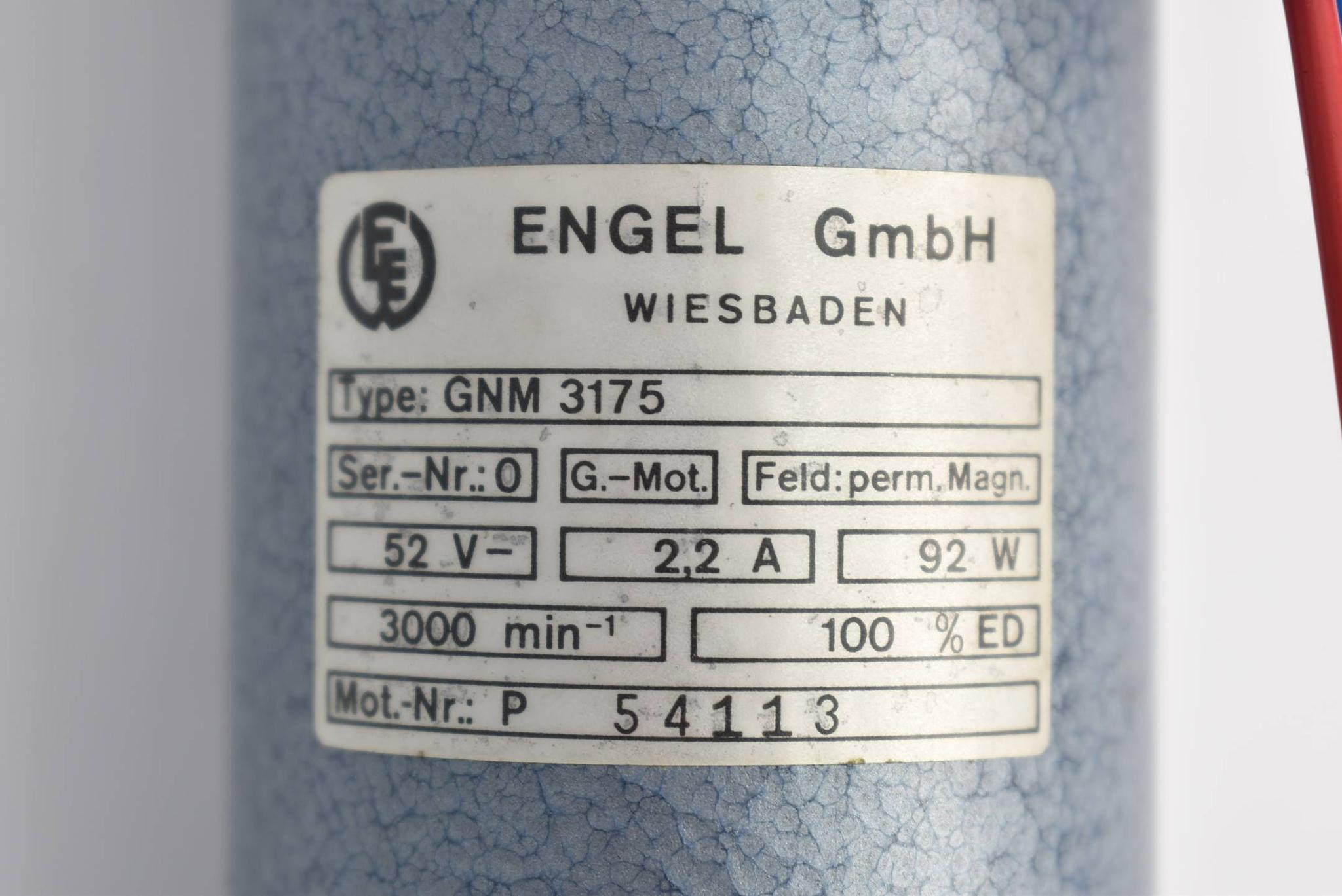 Produktfoto 2 von Engel Getriebemotor 3000 1/min. GNM 3175