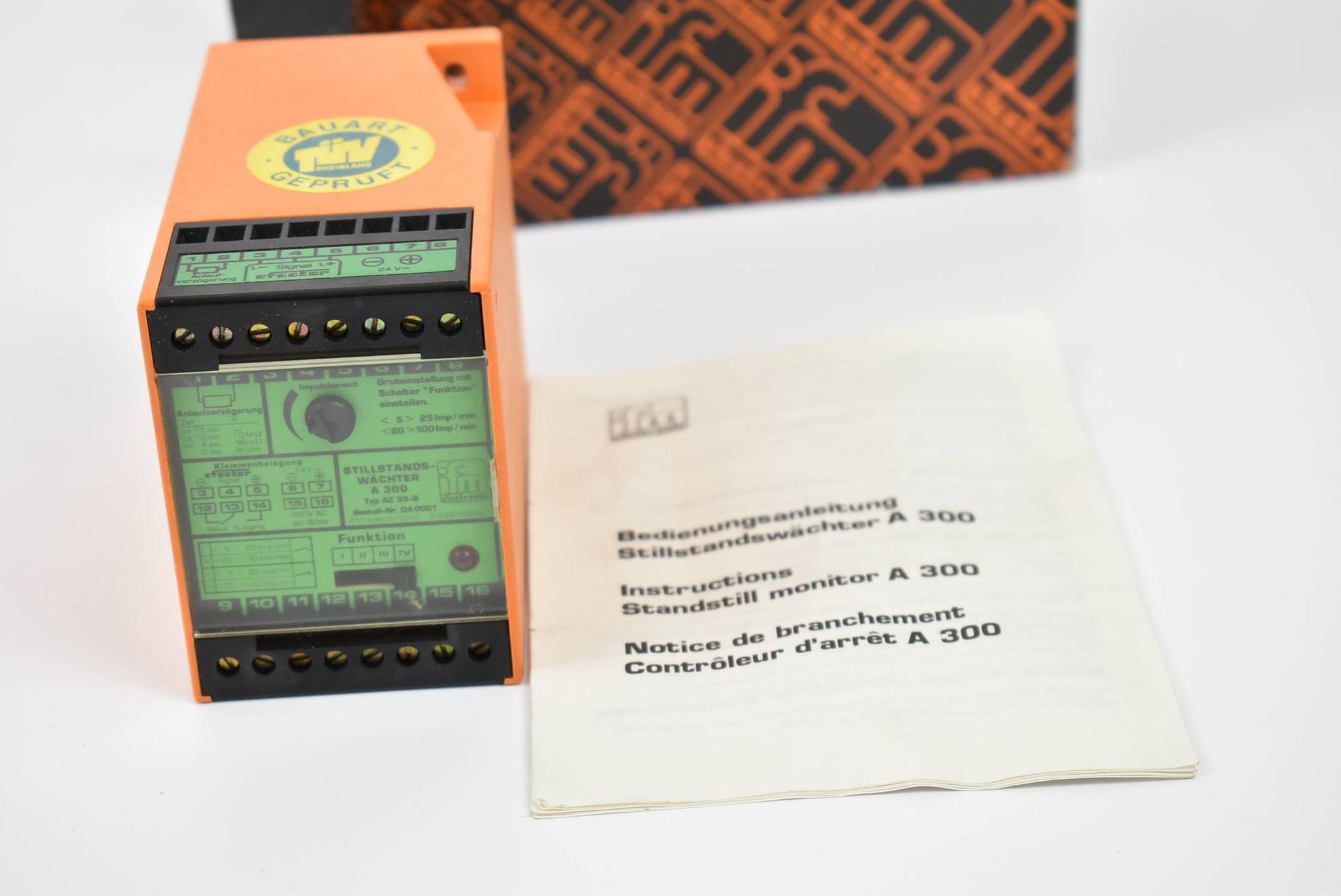 Produktfoto 1 von ifm Electronic A300 Stillstandswächter AZ 33-B DA0001