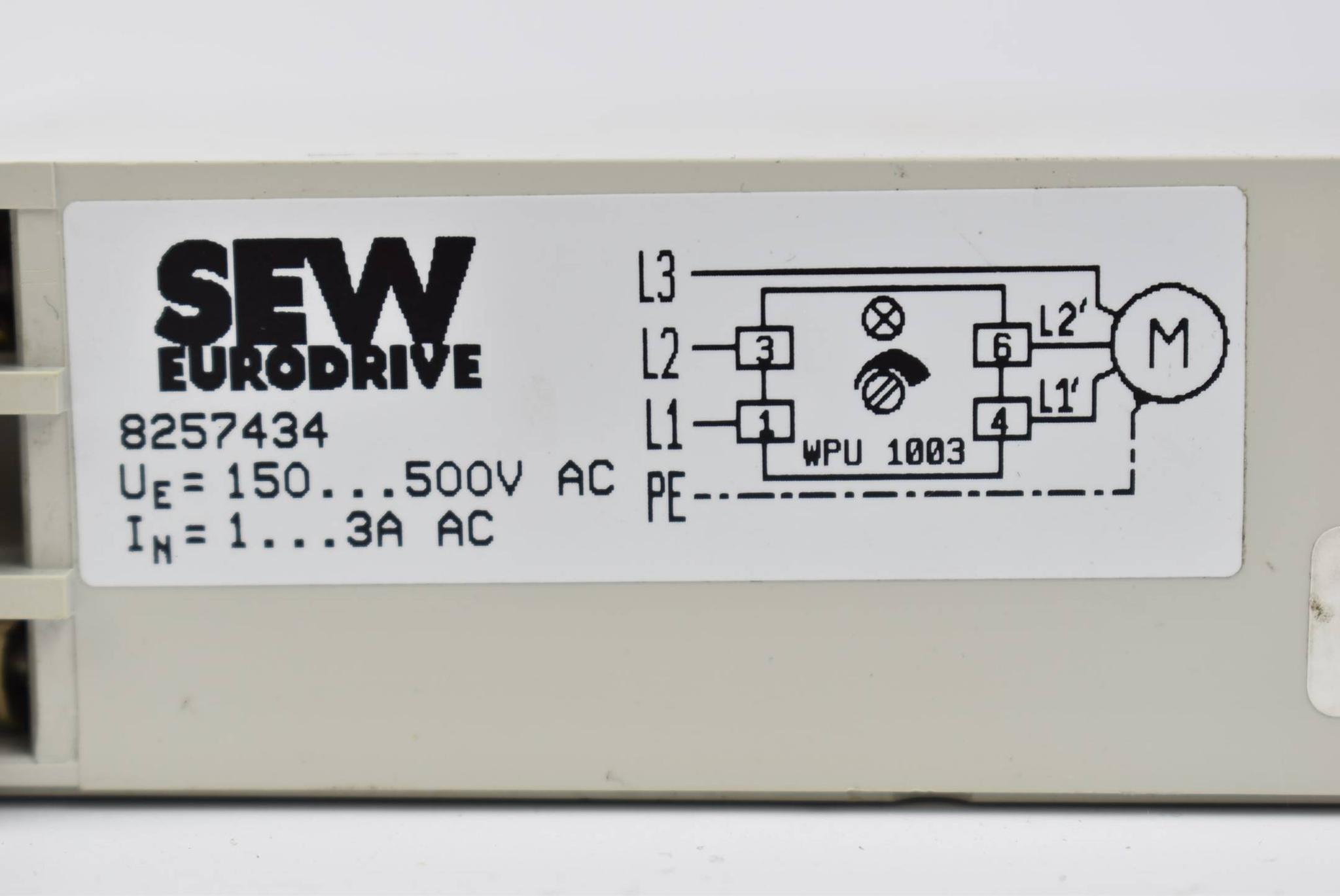 Produktfoto 3 von SEW eurodrive WPU Sanftumschalter 150-500V AC 1-3 A 8257434