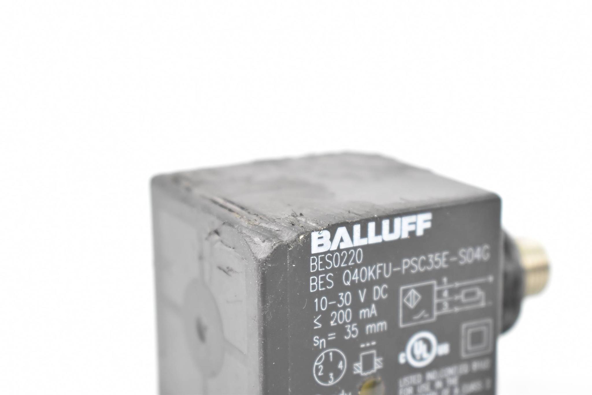 Produktfoto 1 von Balluff Induktiver Faktor 1-Sensor BES0220 ( BES Q40KFU-PSC35E-S04G )