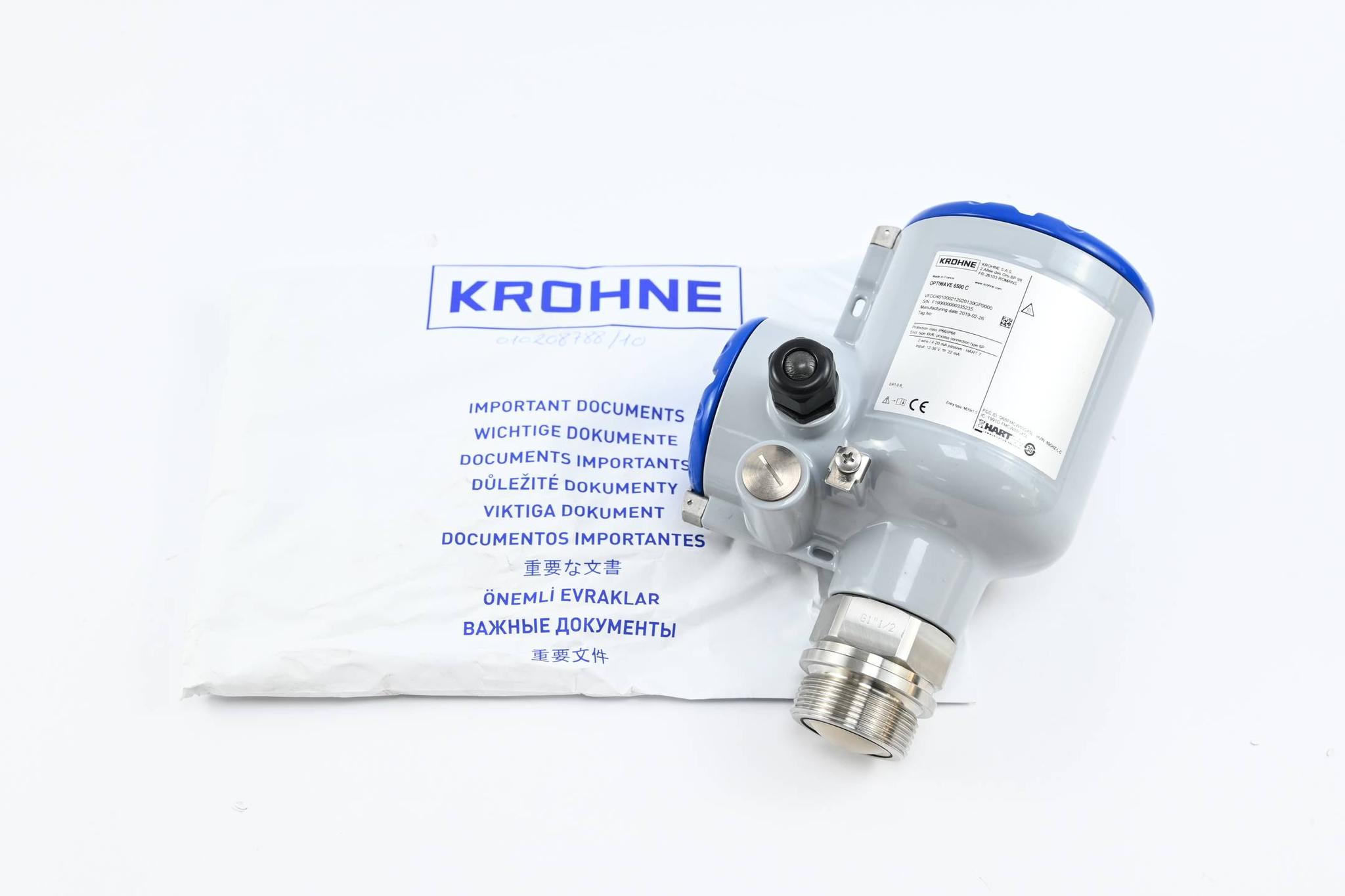 Produktfoto 1 von Krohne Füllstandmessgerät Optiwave 6500 C VFDD401000212020130GP0000