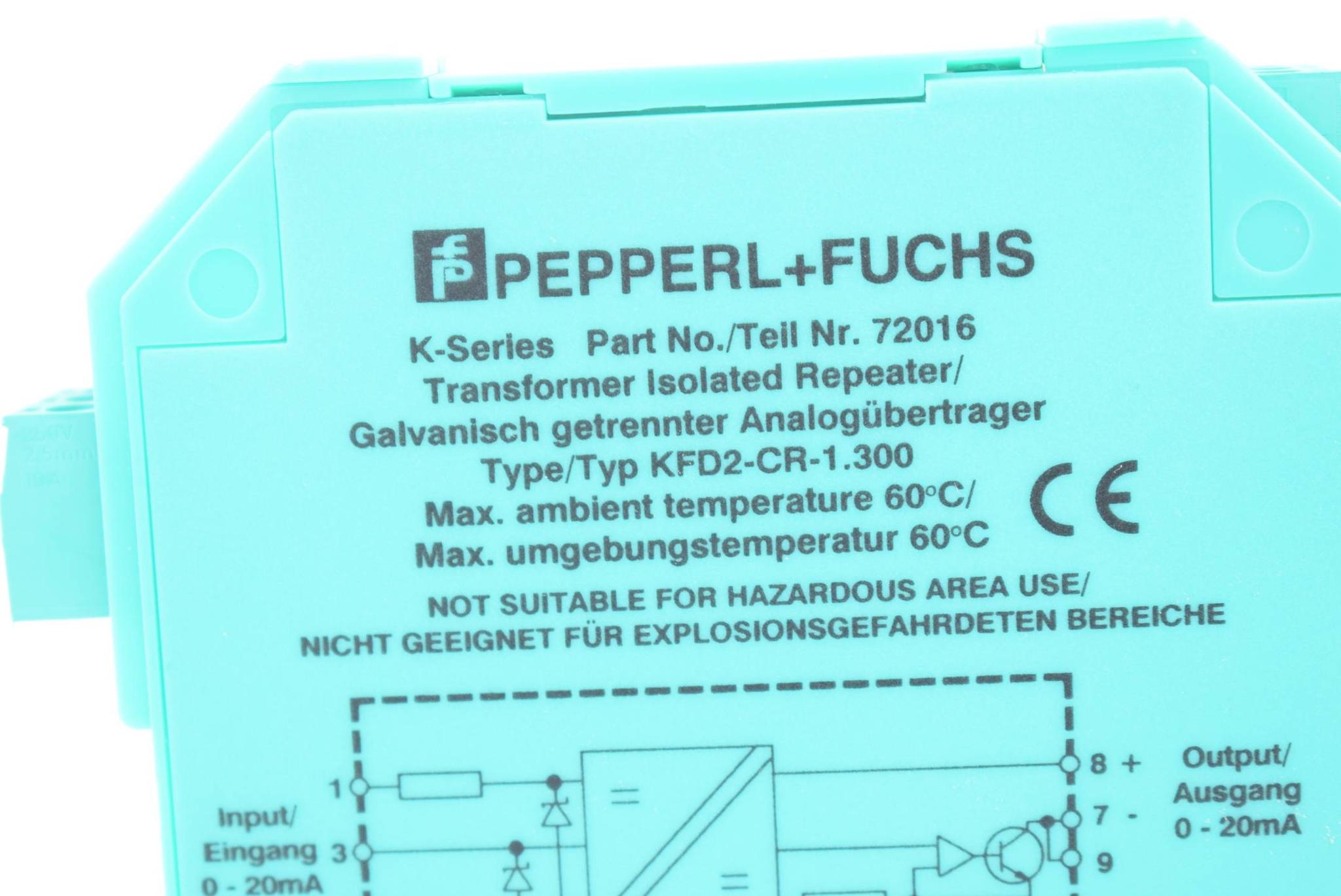 Produktfoto 2 von Pepperl + Fuchs KFD2-CR-1.300 Typ: 072016 R3B8