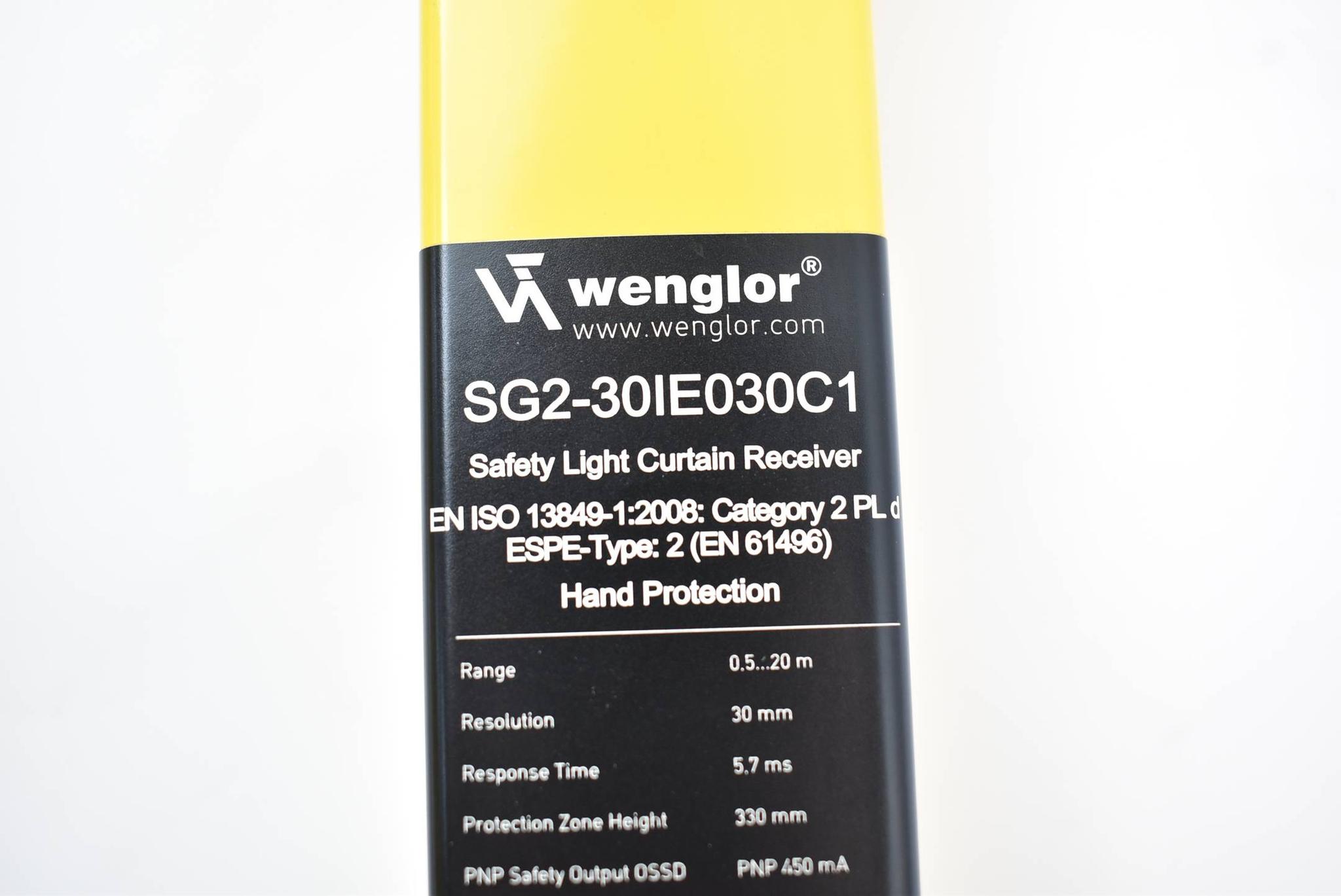 Produktfoto 4 von Wenglor Sicherheitslichtgitter Sender SG2-30IS030C1 und Empfänger SG2-30IE030C1