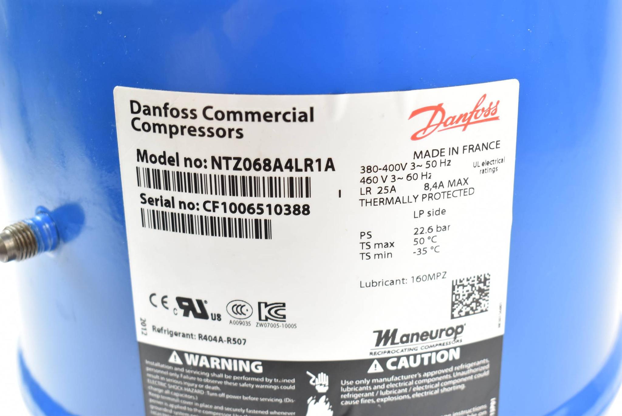 Produktfoto 3 von Danfoss Commercial Compressors NTZ068A4LR1A