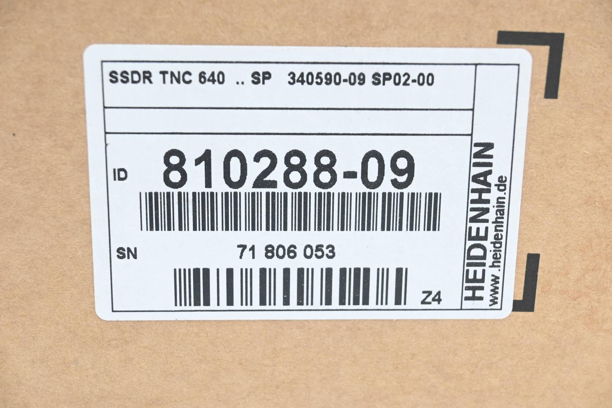 Heidenhain Speichermedium SSDR 810288-09 ( 810 288-09 ) Ver. Z4