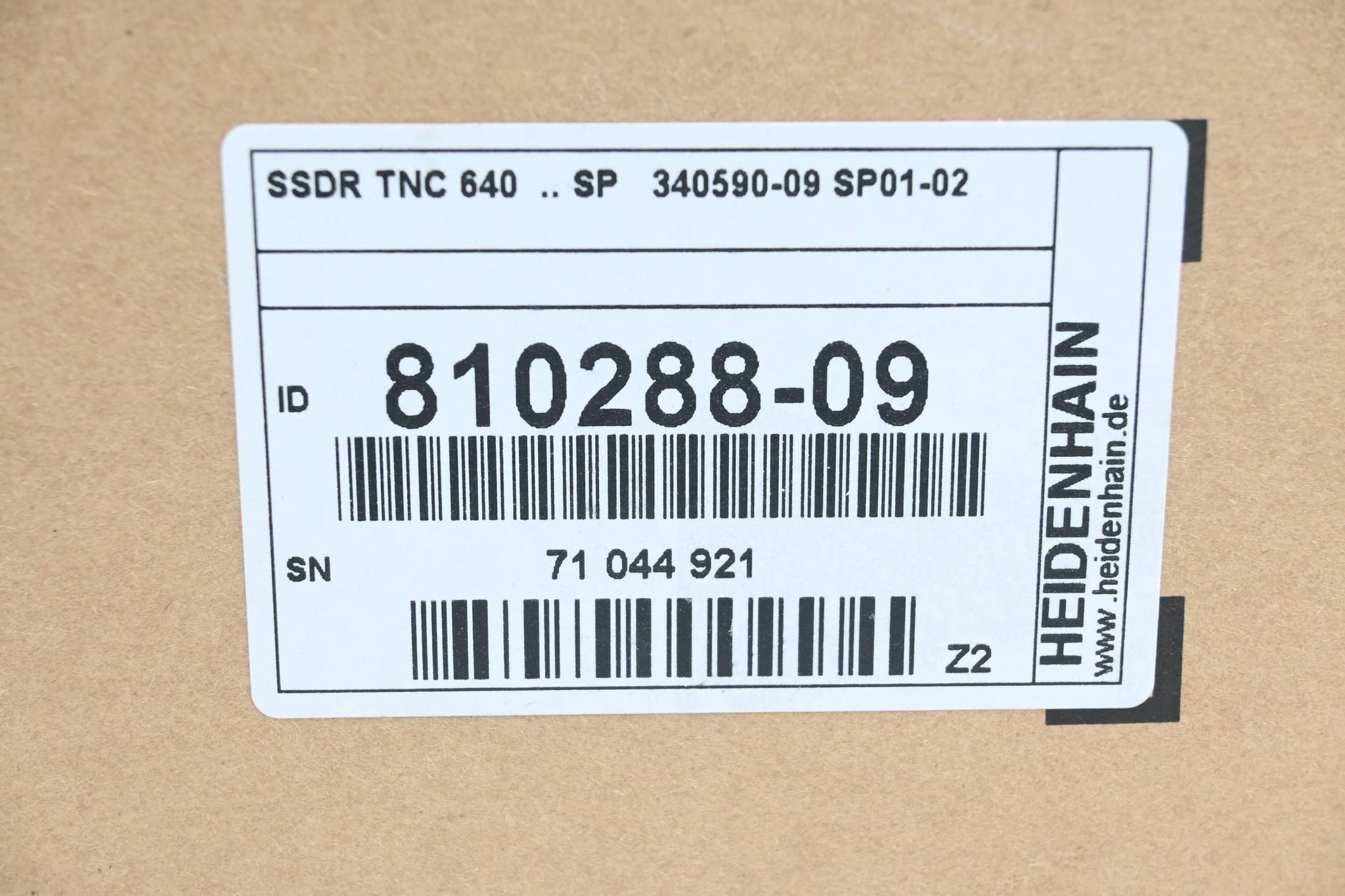 Heidenhain Speichermedium SSDR 810288-09 ( 810 288-09 ) Ver. Z2