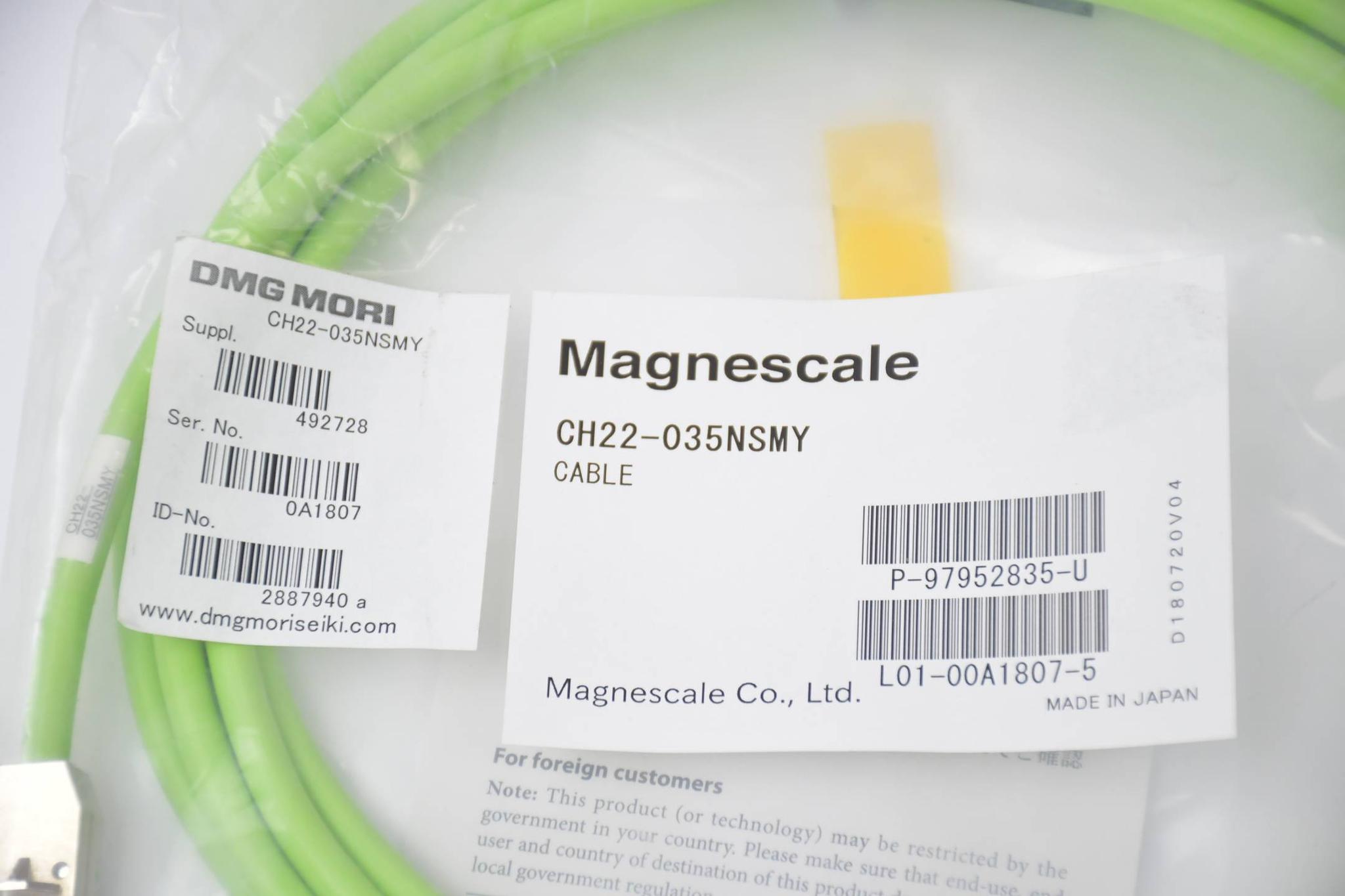 Produktfoto 1 von DMG Mori Magnescale Kabel CH22-035NSMY