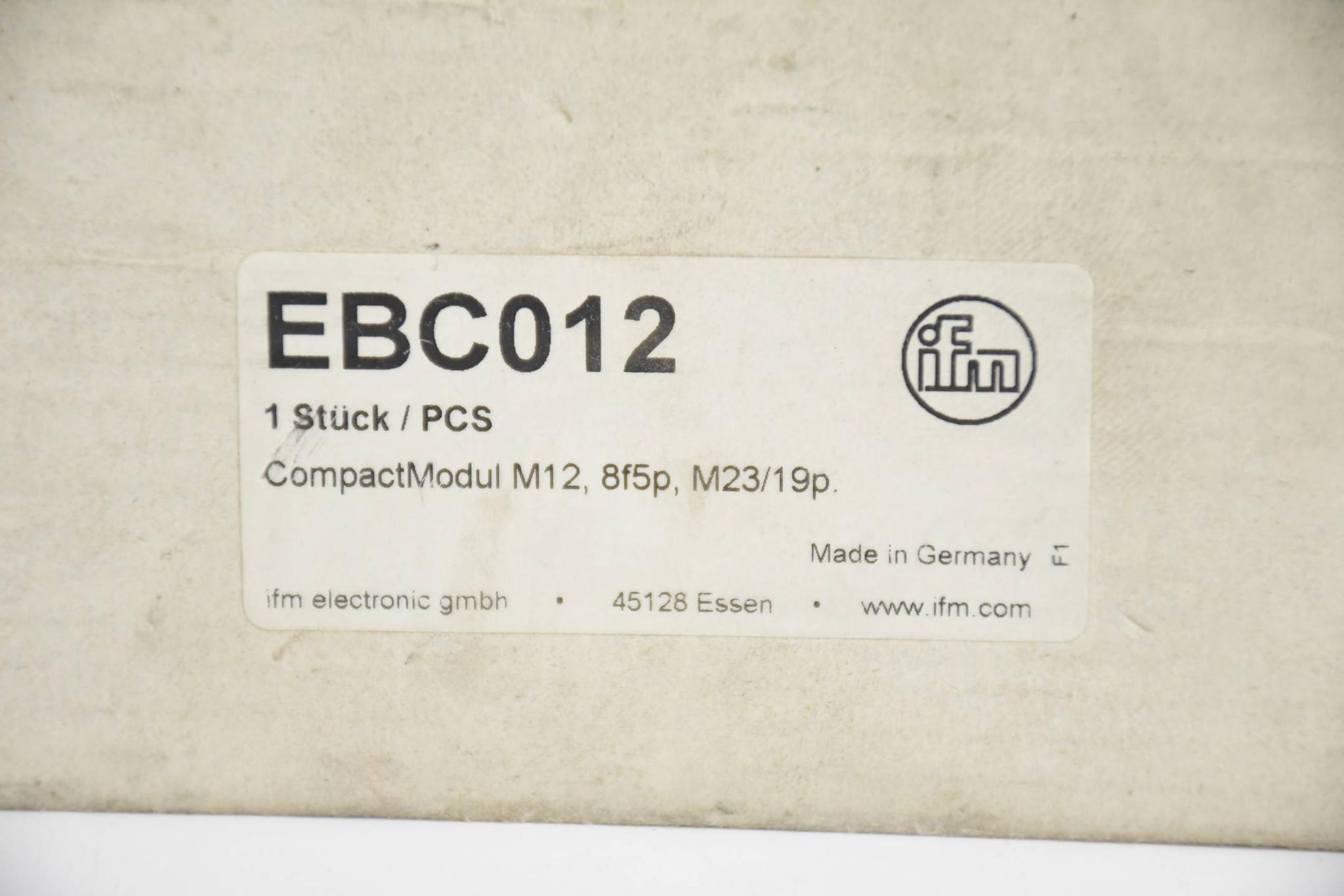 Produktfoto 2 von IFM Zentralverteiler EBC012 ( ZDO8H05HMSS0000-00STAK190MSS )