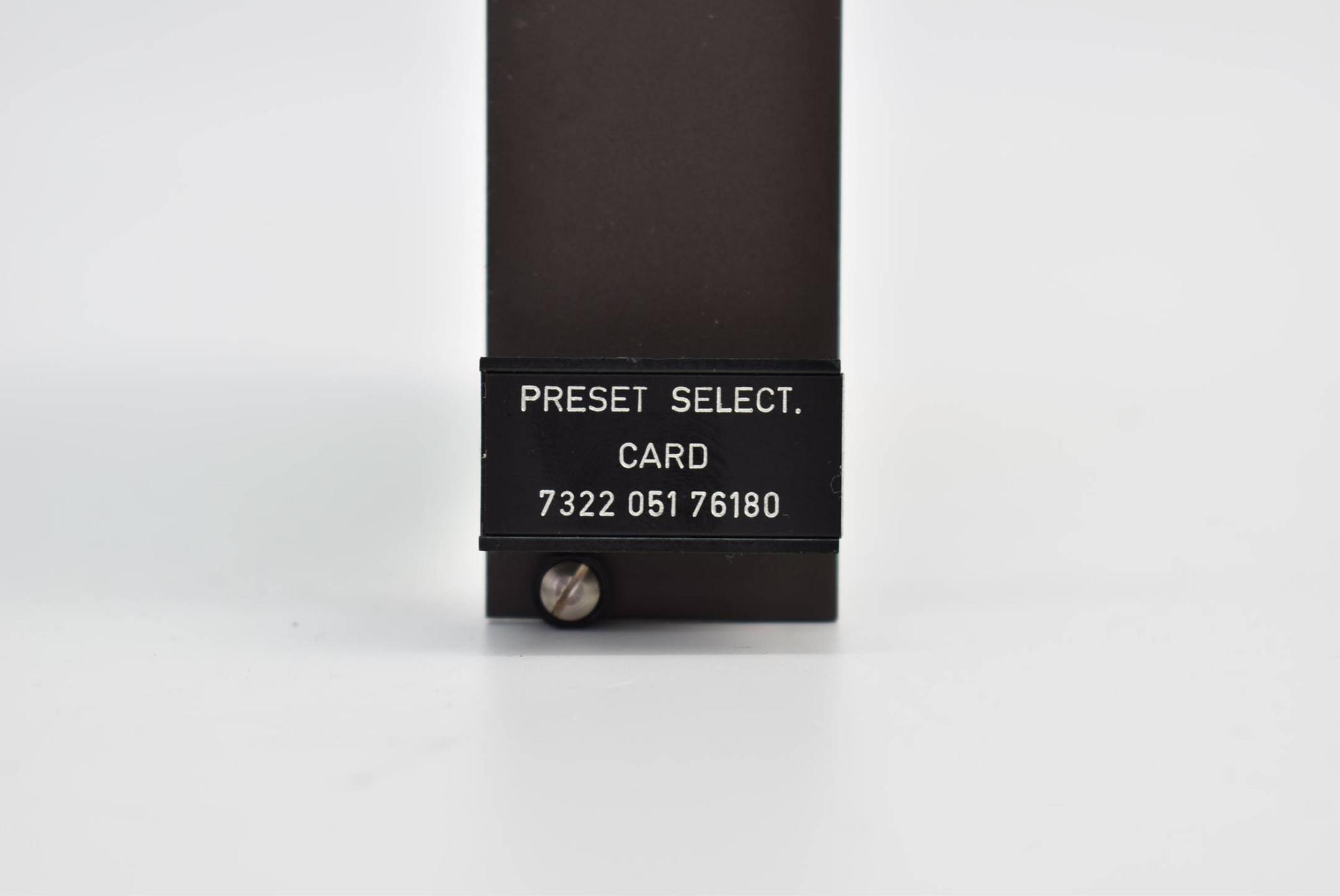 Produktfoto 4 von Philips Preset Select Card 7322 051 76180