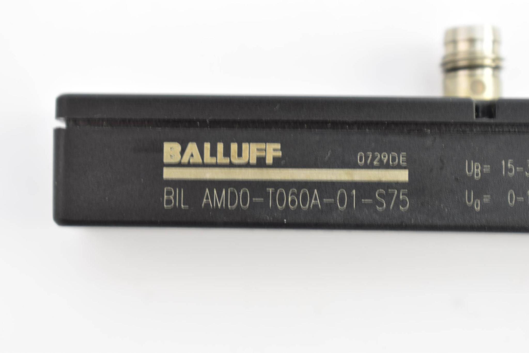 Produktfoto 3 von Balluff Positionsschalter 30 mm 1,5 kHz 15-30 V BIL AMD0-T060A-01-S75