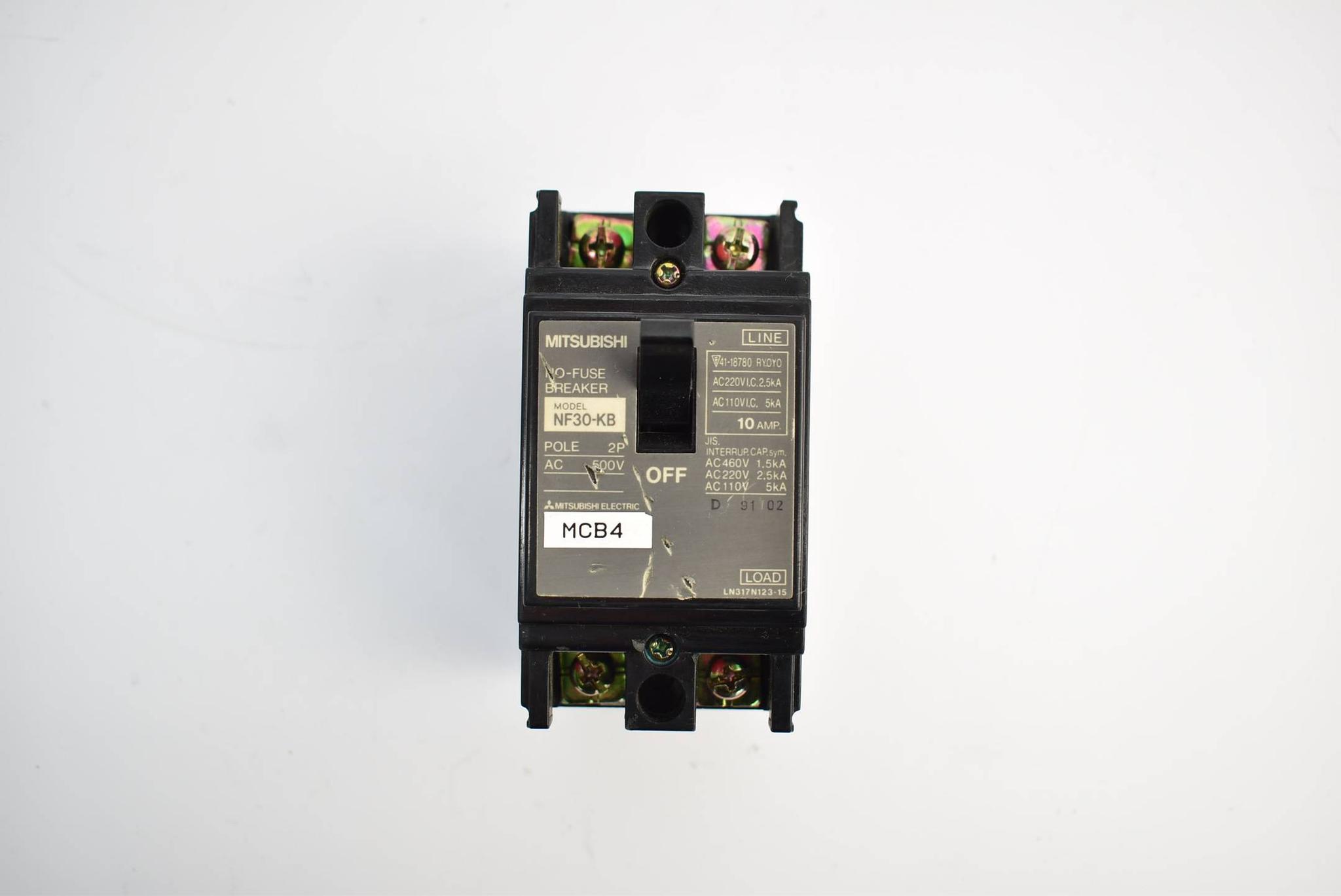 Produktfoto 1 von Mitsubishi No-Fuse Breaker Leistungsschalter NF30-KB