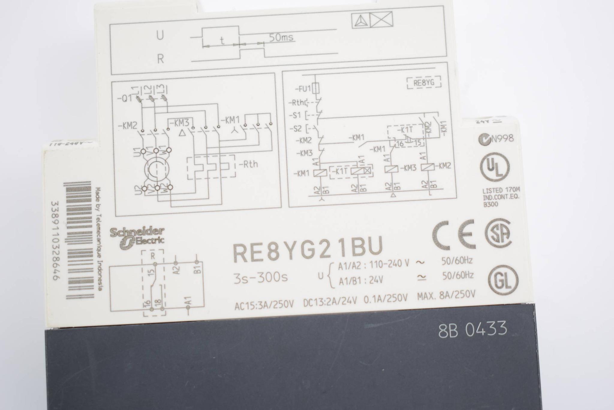 Produktfoto 2 von Telemecanique Zeitrelais RE8YG ( RE8YG21BU )