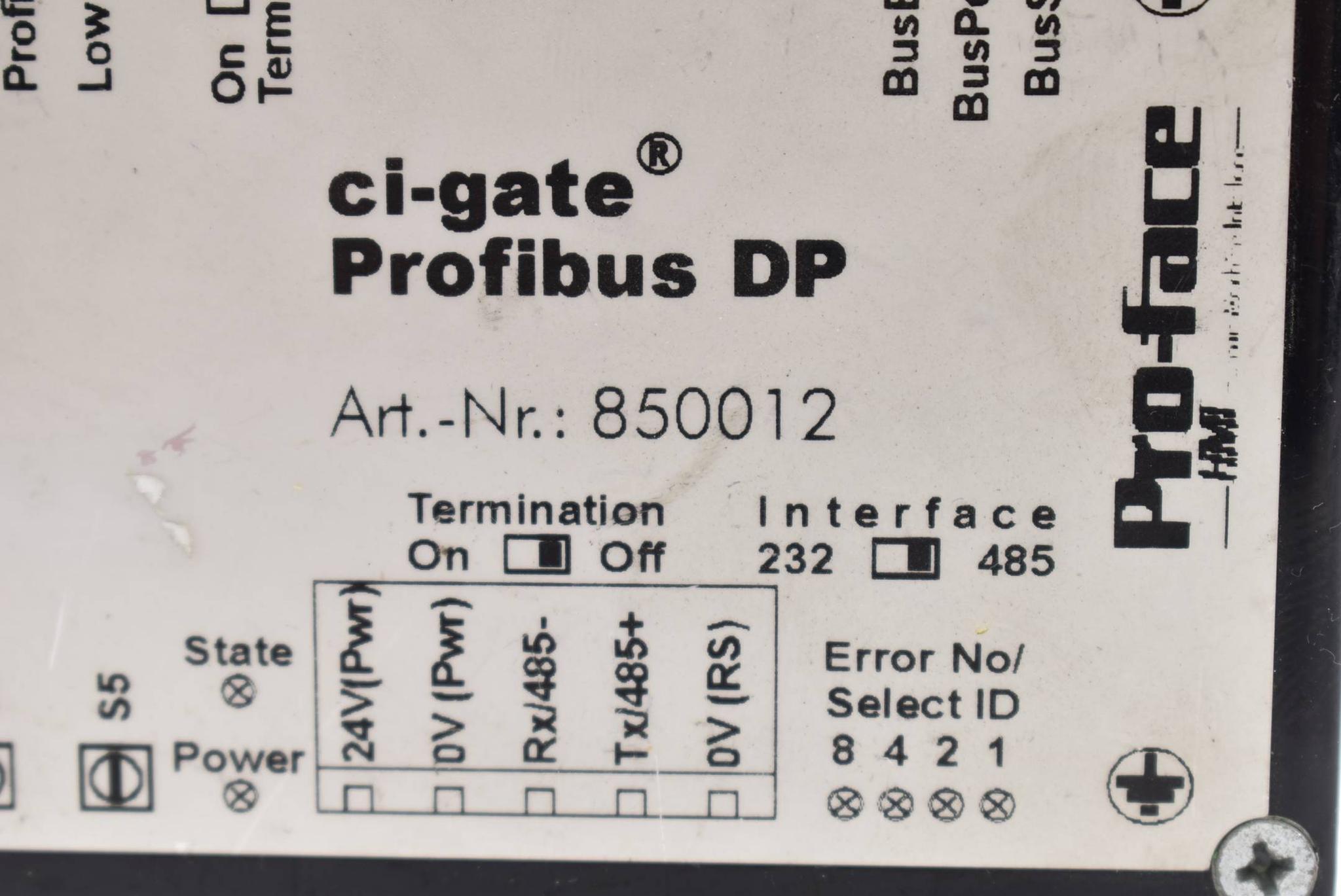 Produktfoto 4 von Pro-Face ci-gate Profibus 24 V DP 850012