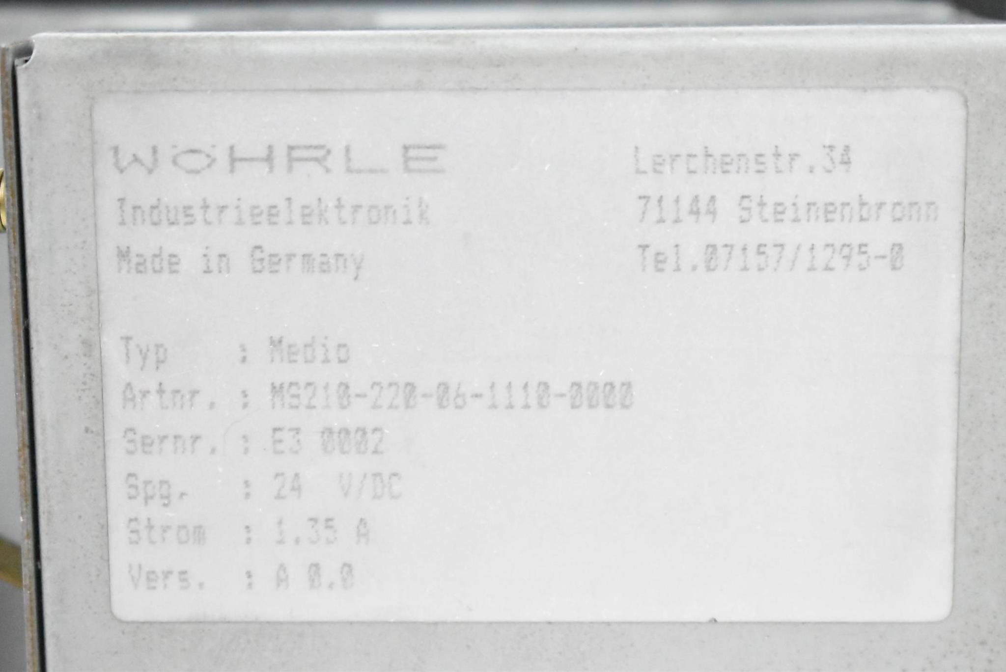 Produktfoto 2 von Wöhrle Bedienpanel MS210-220-06-1110-0000