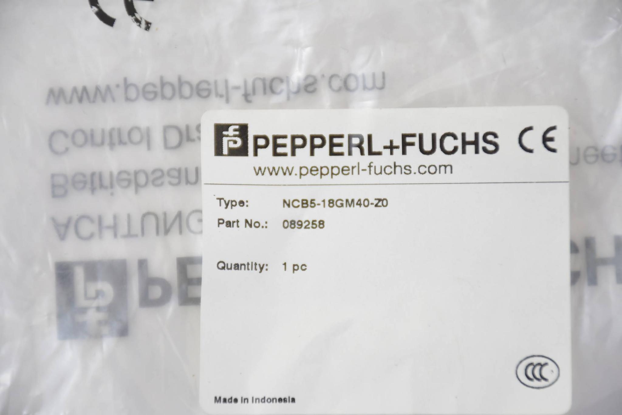 Produktfoto 2 von Pepperl+Fuchs Induktiver Sensor NCB5-18GM40-Z0 ( 089258 )