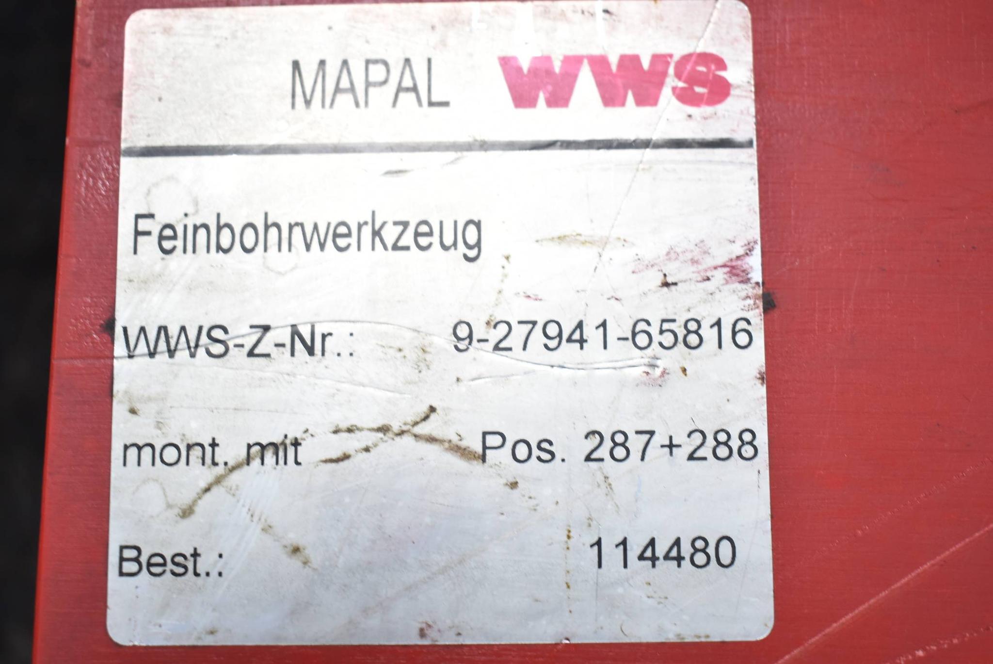 Produktfoto 4 von Mapal WWS Feinbohrwerkzeug 9-27941-65816(2) DBP u,AP 43304 ( 477748 )