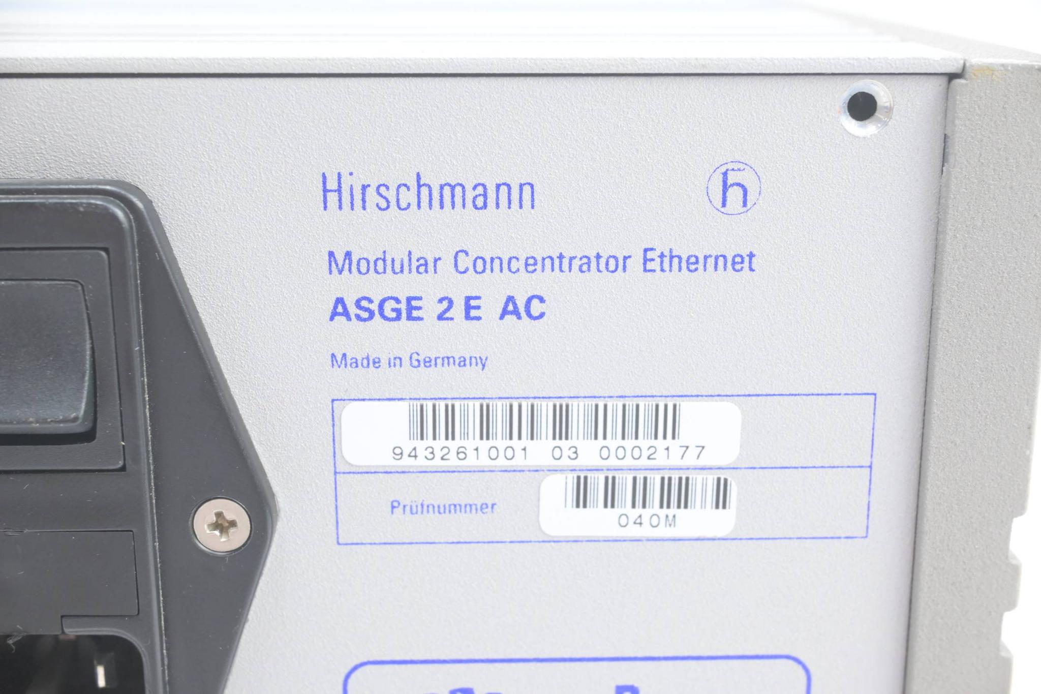 Produktfoto 2 von Hirschmann Modular Concentrator Ethernet ASGE 2 E AC ( ASGE2EAC )