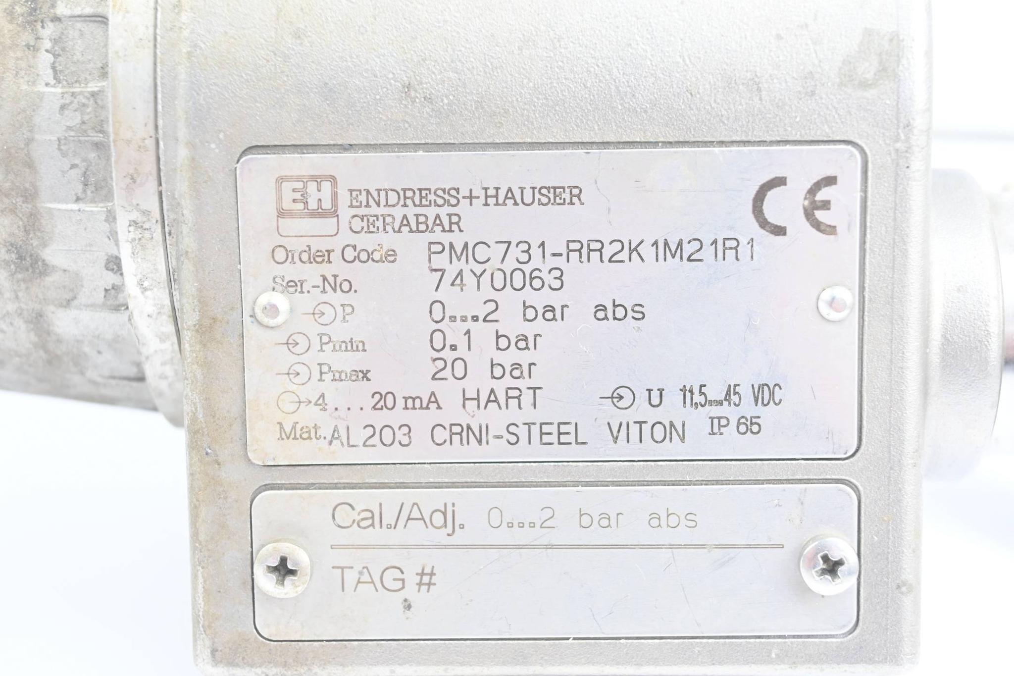 Produktfoto 2 von Endress + Hauser Cerabar Drucktransmitter PMC731-RR2K1M21R1