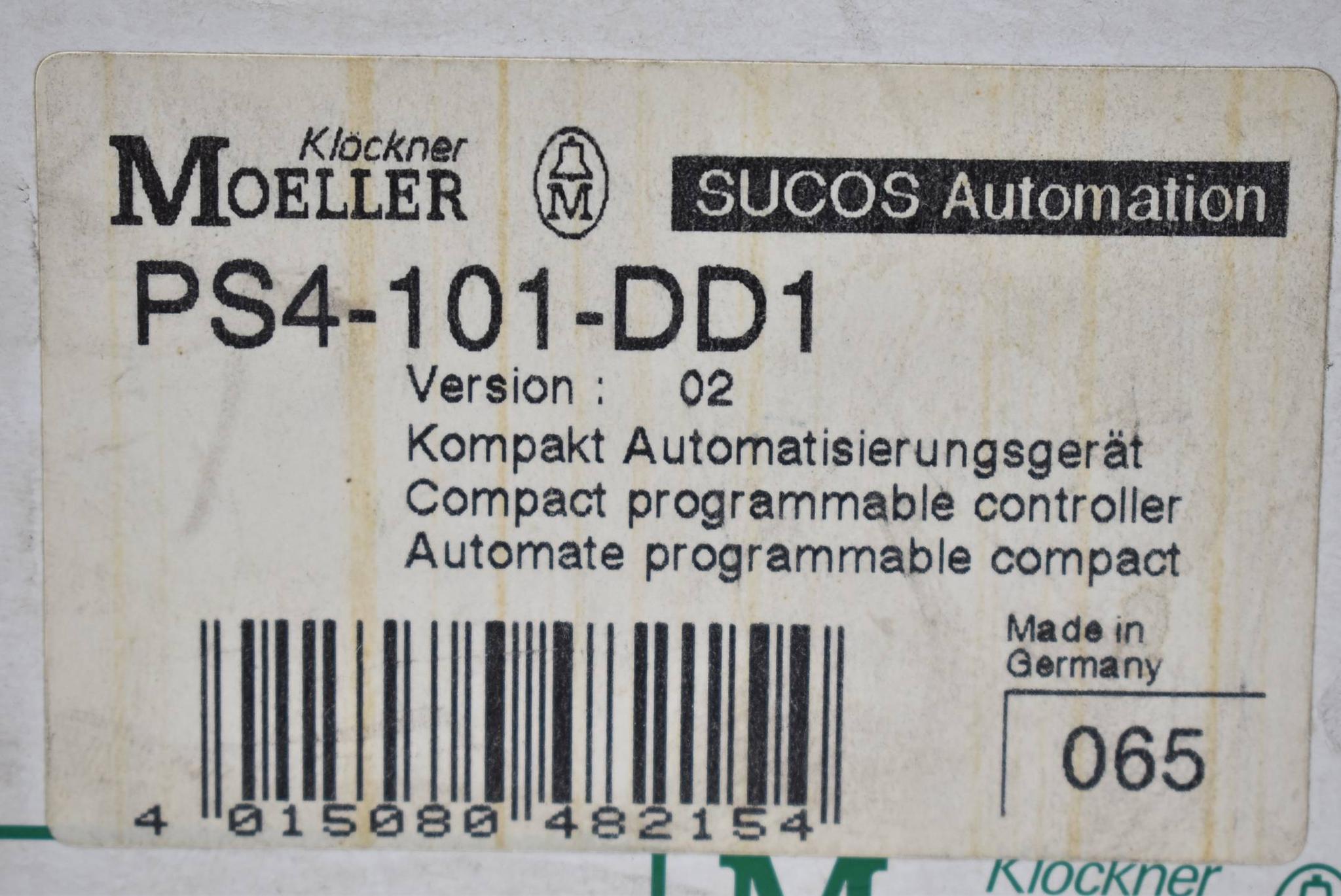 Produktfoto 4 von Klöckner Moeller kompakt Automatisierungsgerät PS4-101-DD1