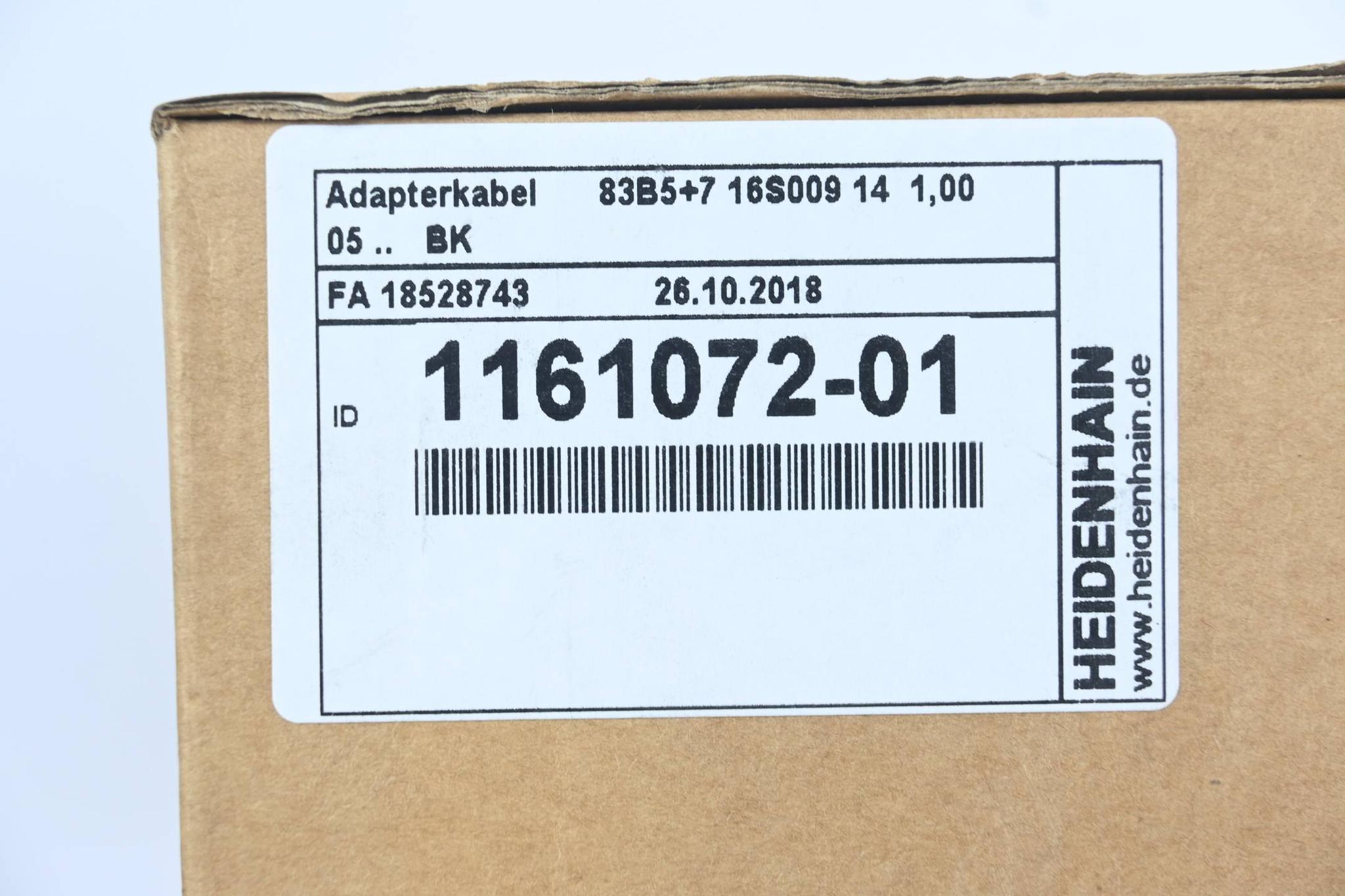 Produktfoto 2 von Heidenhain Adapterkabel Handradadapter 1161072-01 ( 1161 072-01 )