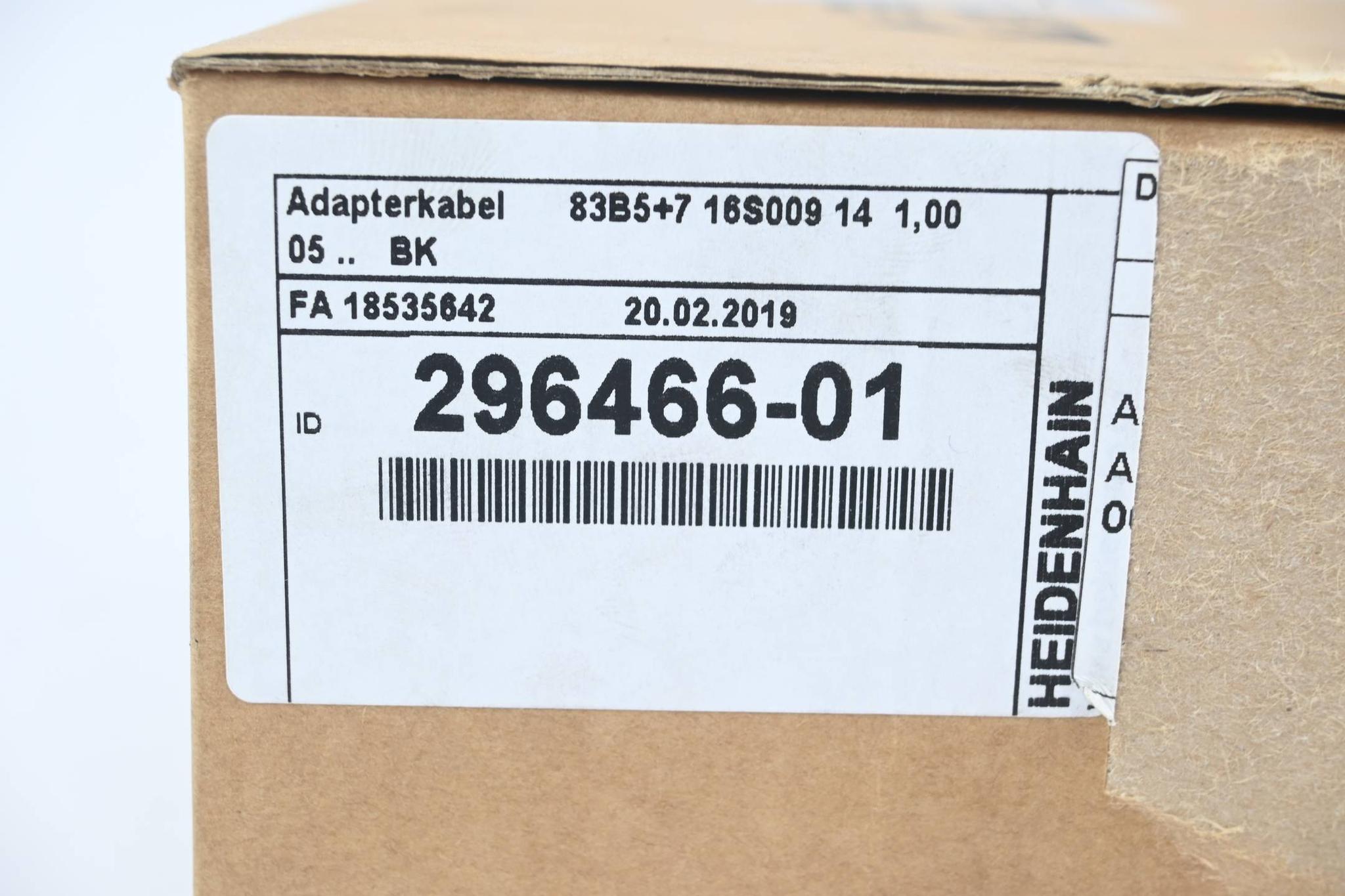 Produktfoto 2 von Heidenhain Adapterkabel Handradadapter 296466-01 ( 296 466-01 )