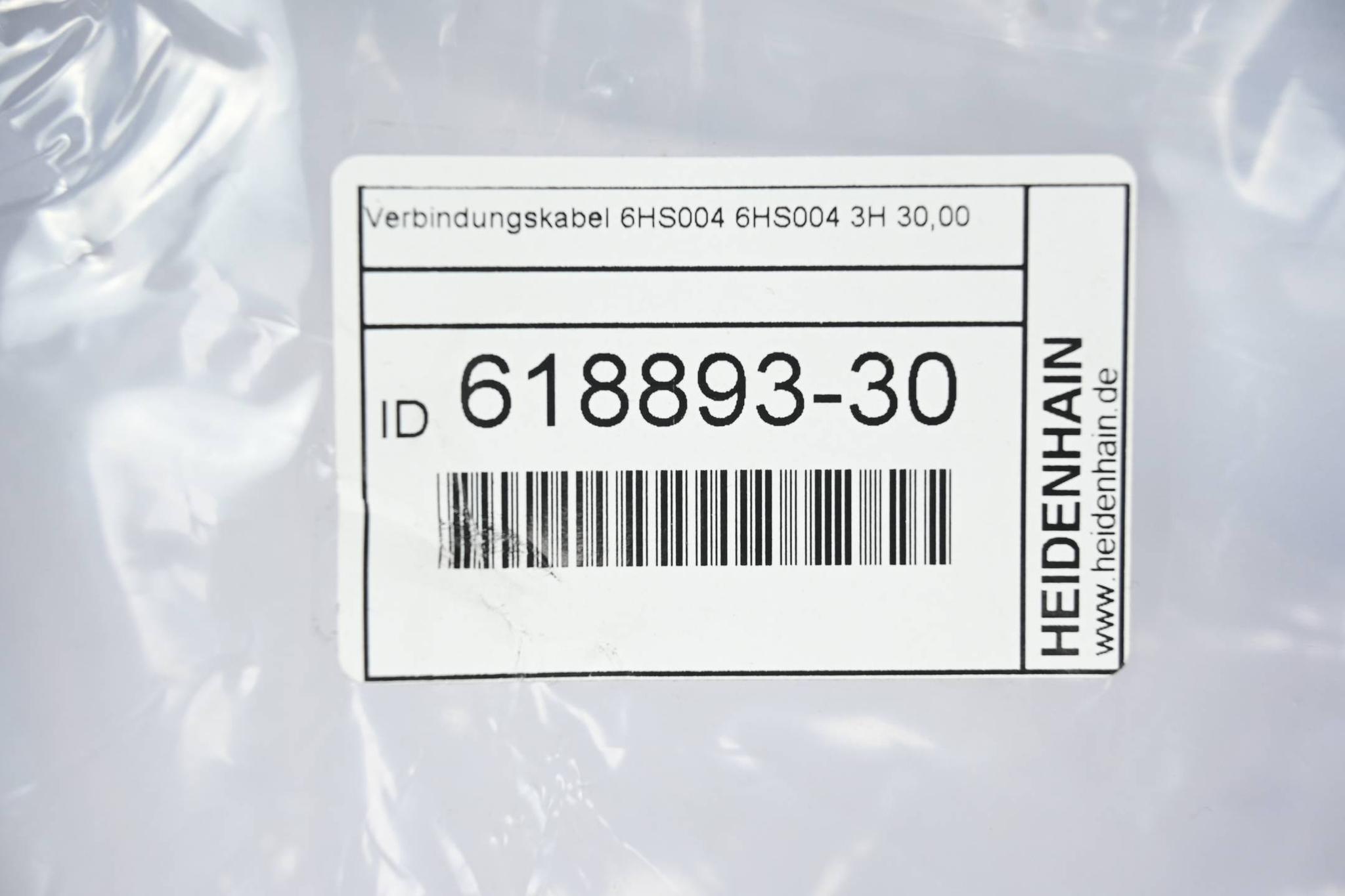 Produktfoto 2 von Heidenhain Verbindungskabel Ethernet-Stecker 618893-30 ( 618 893-30 ) 30,00m