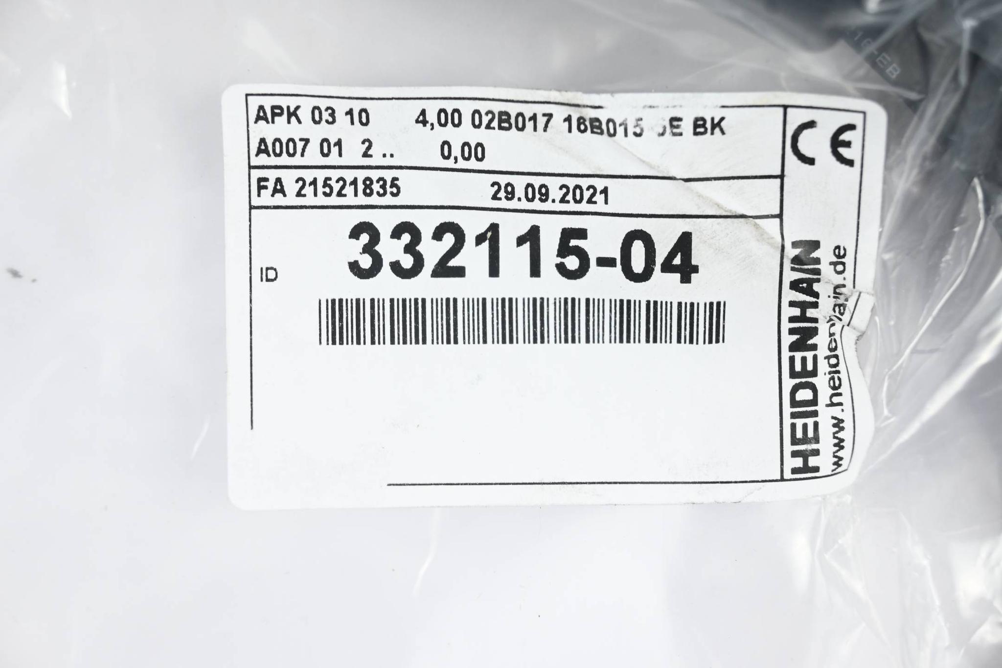 Heidenhain Adapterkabel 332115-04 ( 332 115-04 ) 4,00m