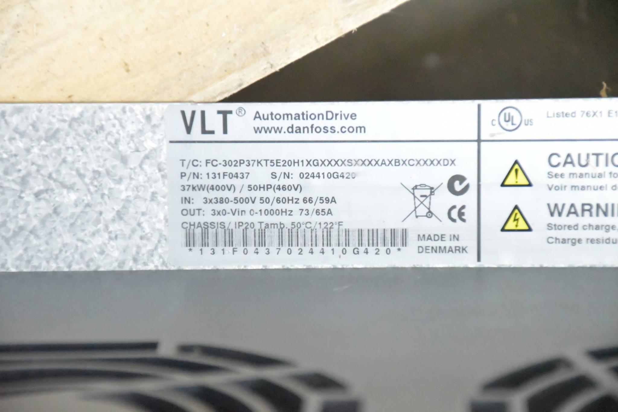 Produktfoto 2 von Danfoss VLT® AutomationDrive FC-302P37KT5E20H1XGXXXXSXXXXAXBXCXXXXDX / 131F0437