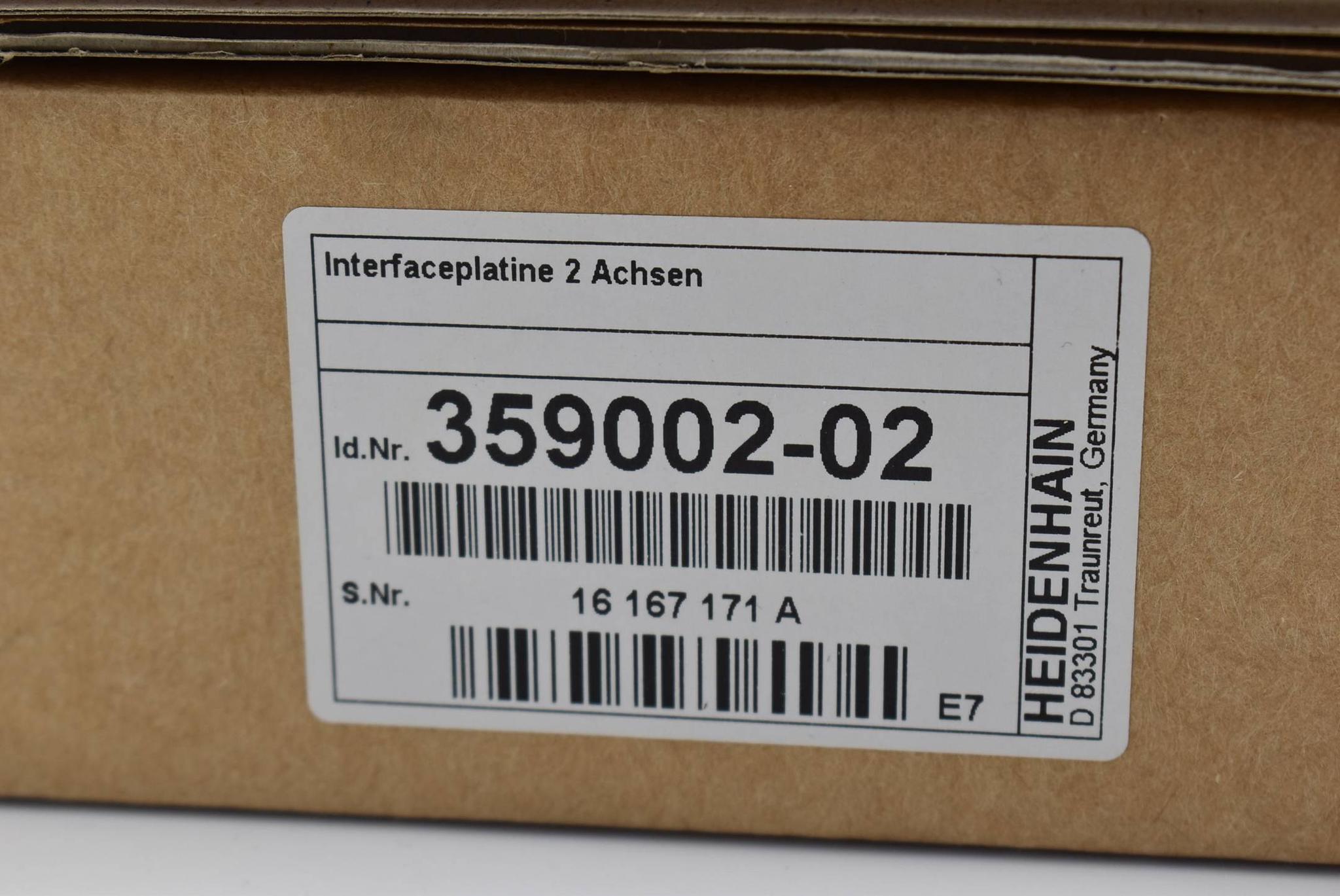 HEIDENHAIN Interfaceplatine 2 Achsen 359002-02