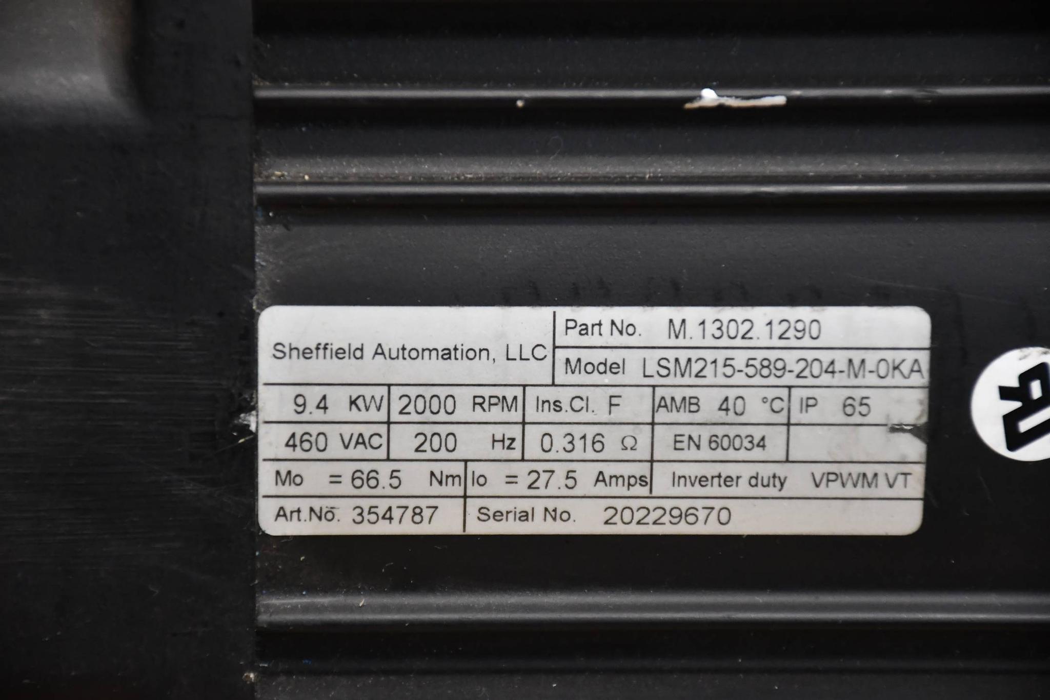 Produktfoto 1 von Kollmorgen Centurion™ LSM215 Series Servomotor LSM 215-589-204-M-0KA ( 354787 )