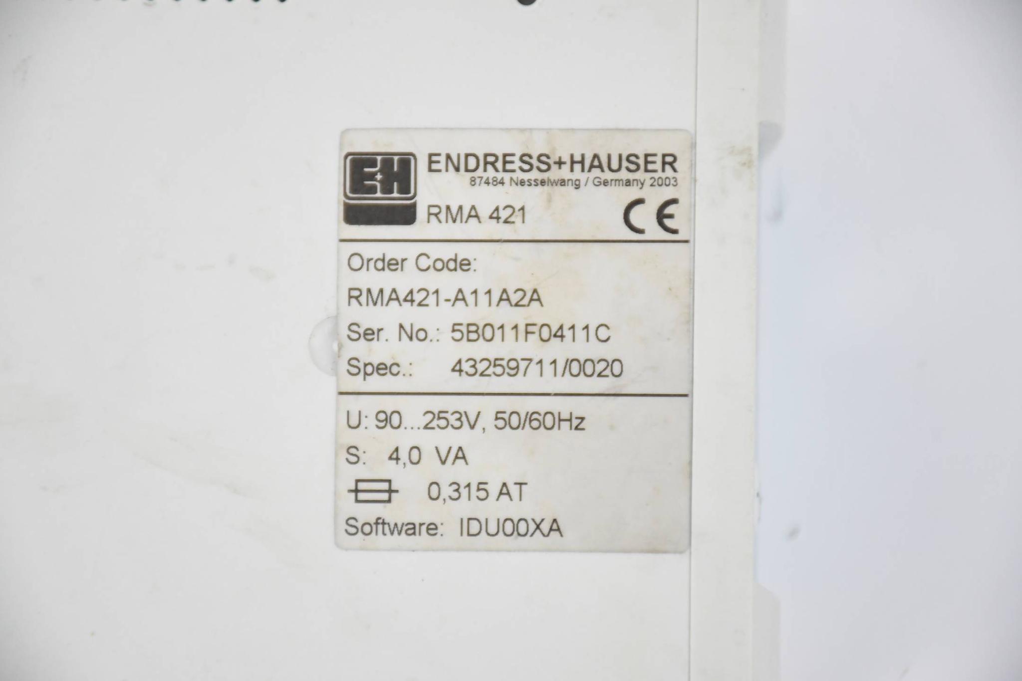 Produktfoto 2 von Endress+Hauser Prozesssender RMA421 RMA421-A11A2A