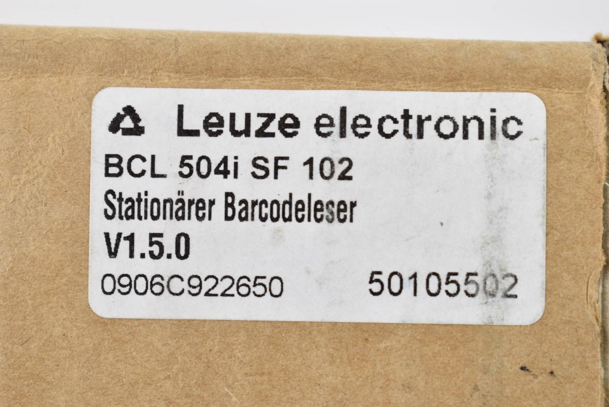 Produktfoto 3 von Leuze electronic stationärer Barcodescanner 10-30VDC BCL 504i SF 102 V1.5.0