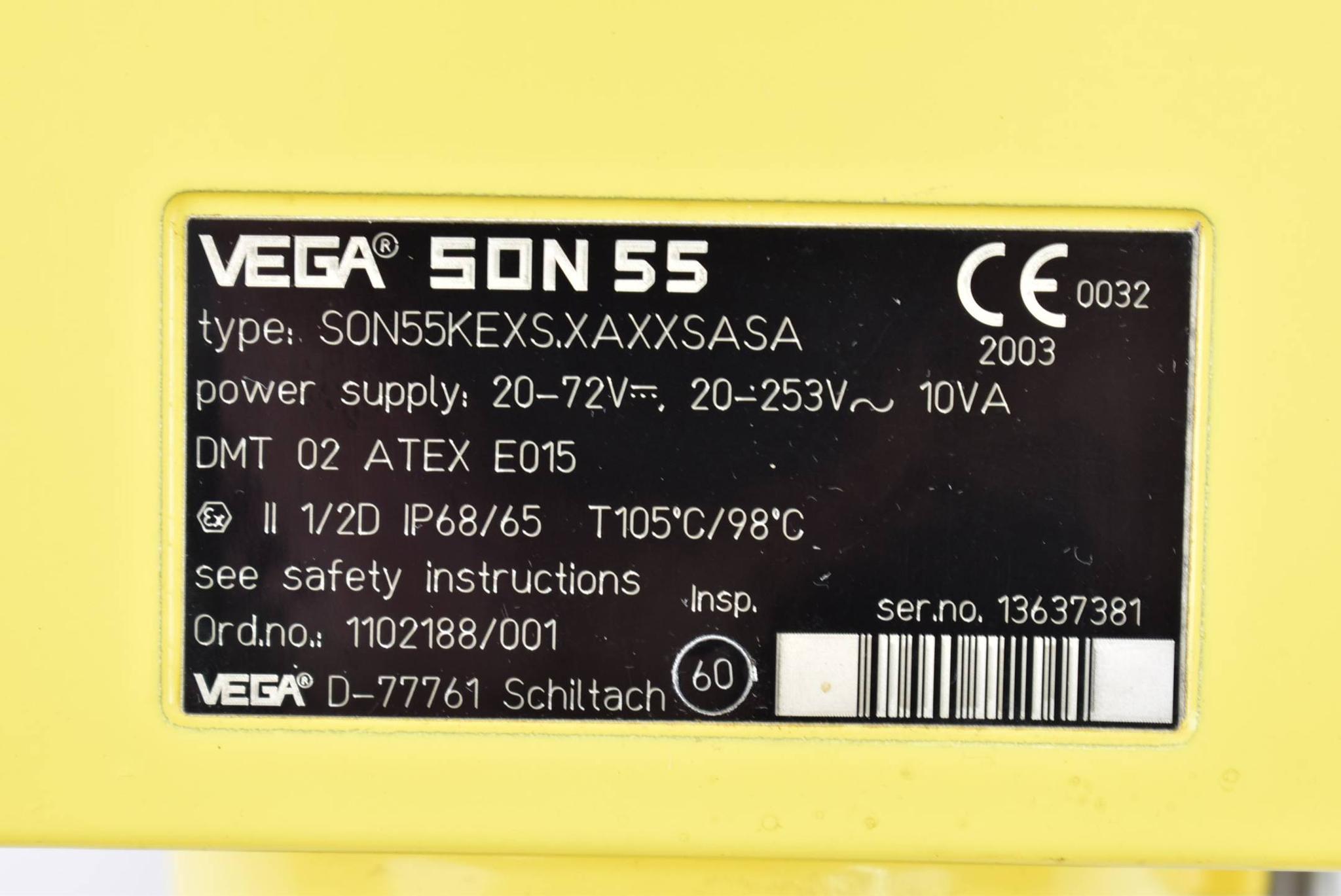 Produktfoto 3 von Vega SON 55 20-72V 20-253V 10VA SON55KEXS.XAXXSASA