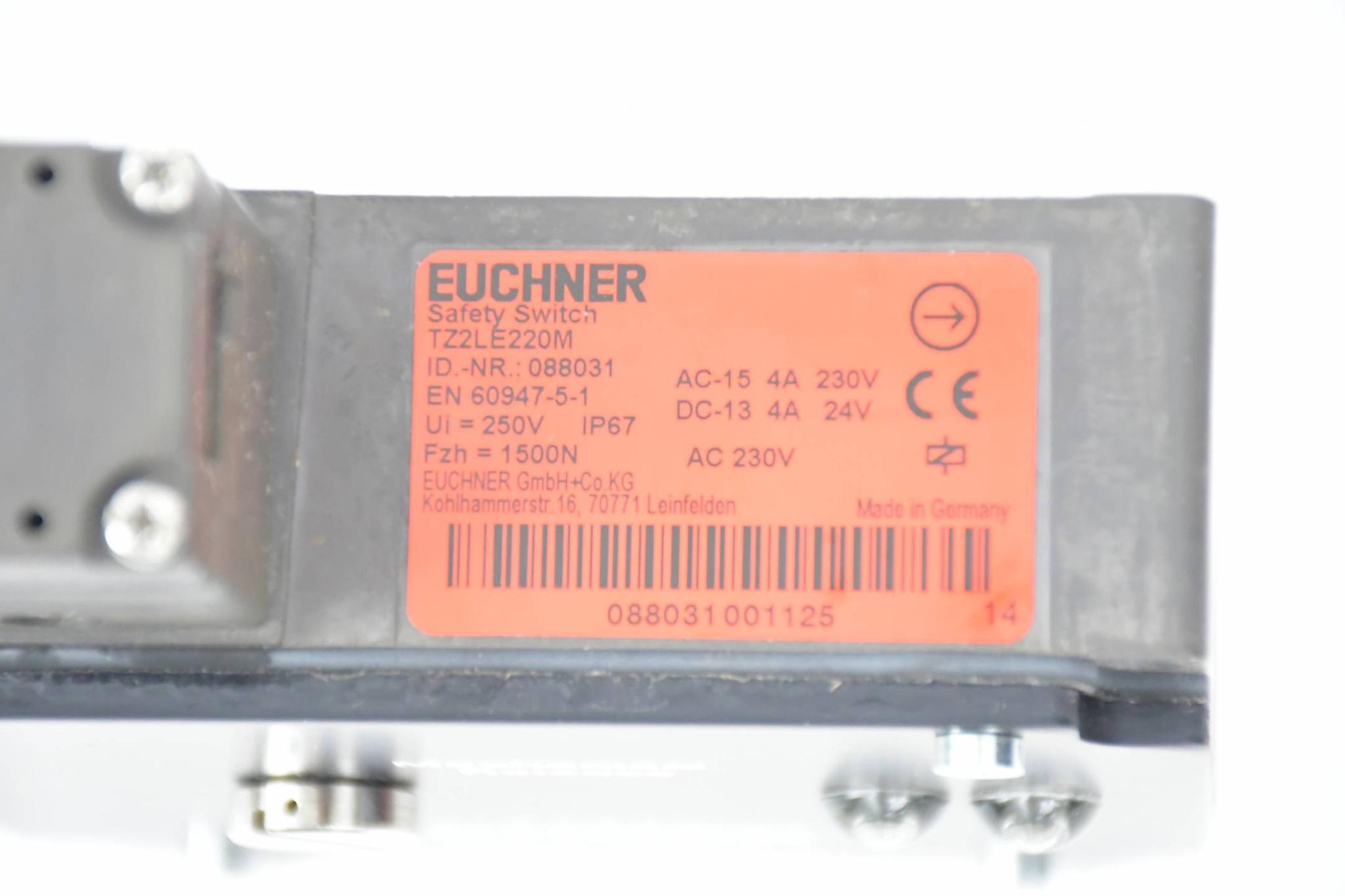 Produktfoto 2 von Euchner Sicherheitsschalter TZ TZ2LE220M ( 088031 )