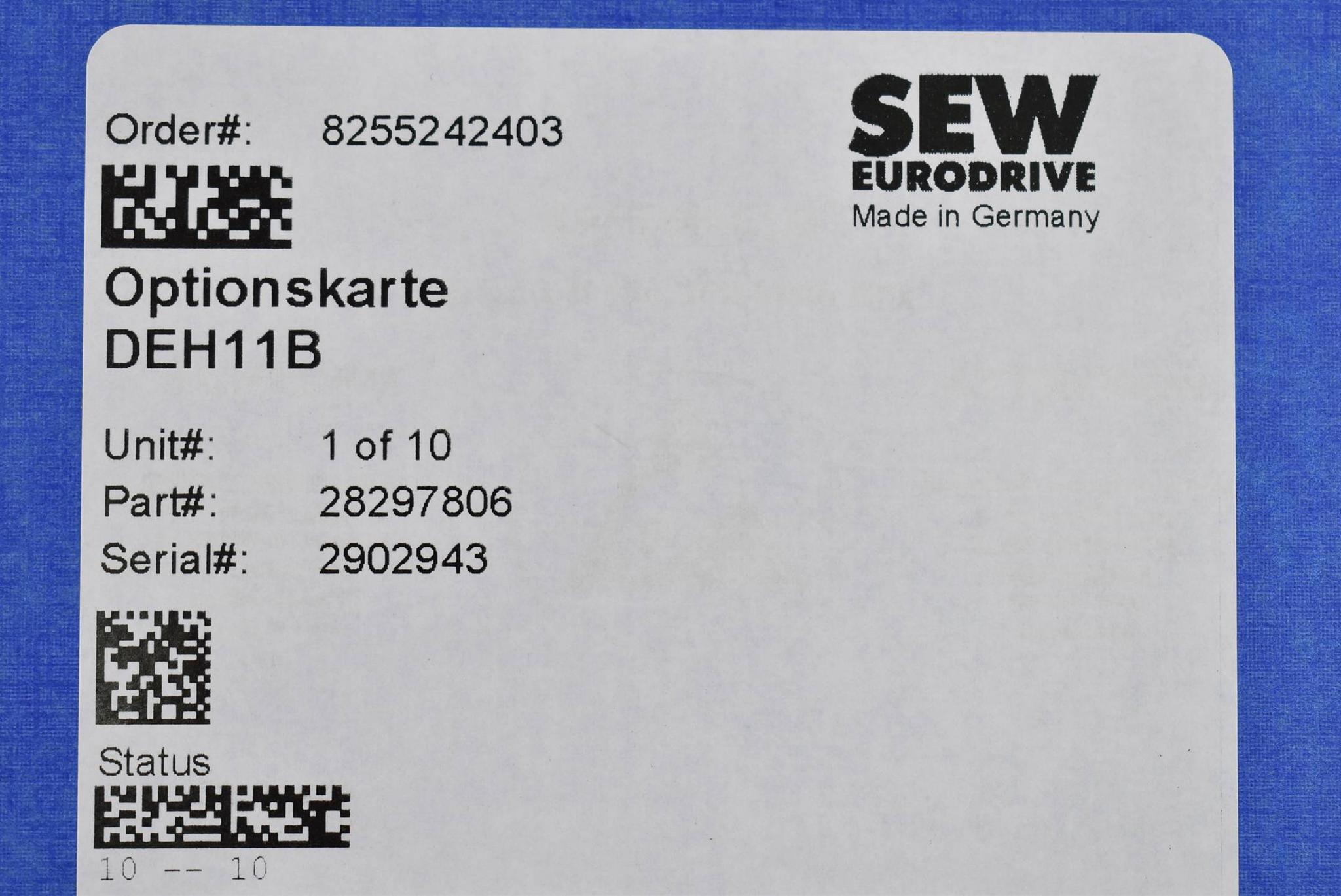 Produktfoto 1 von SEW eurodrive Optionskarte DEH11B