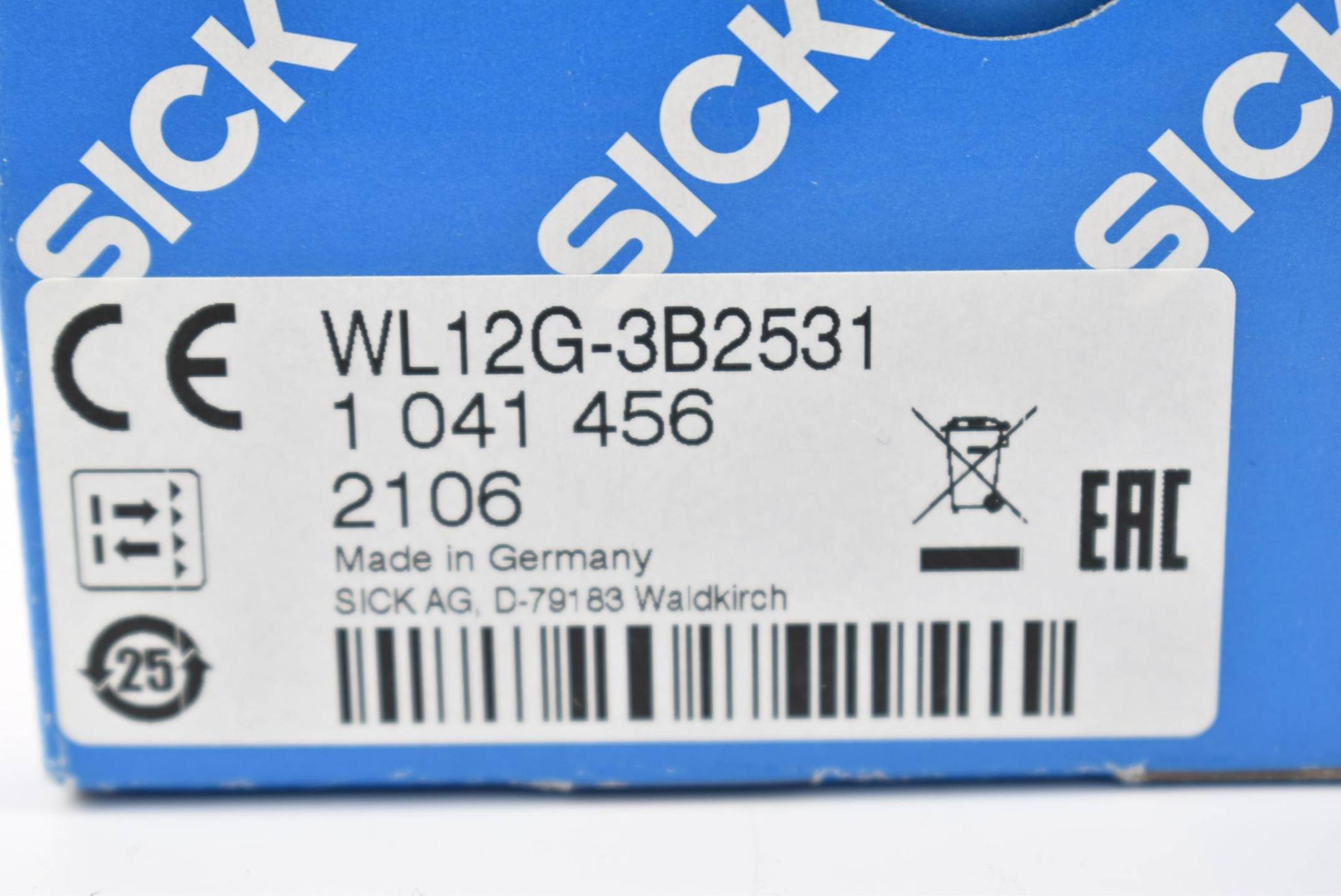 Produktfoto 2 von Sick Reflexionslichtschranke DC10-30V 100mA WL12G-3B2531 ( 1041456 )