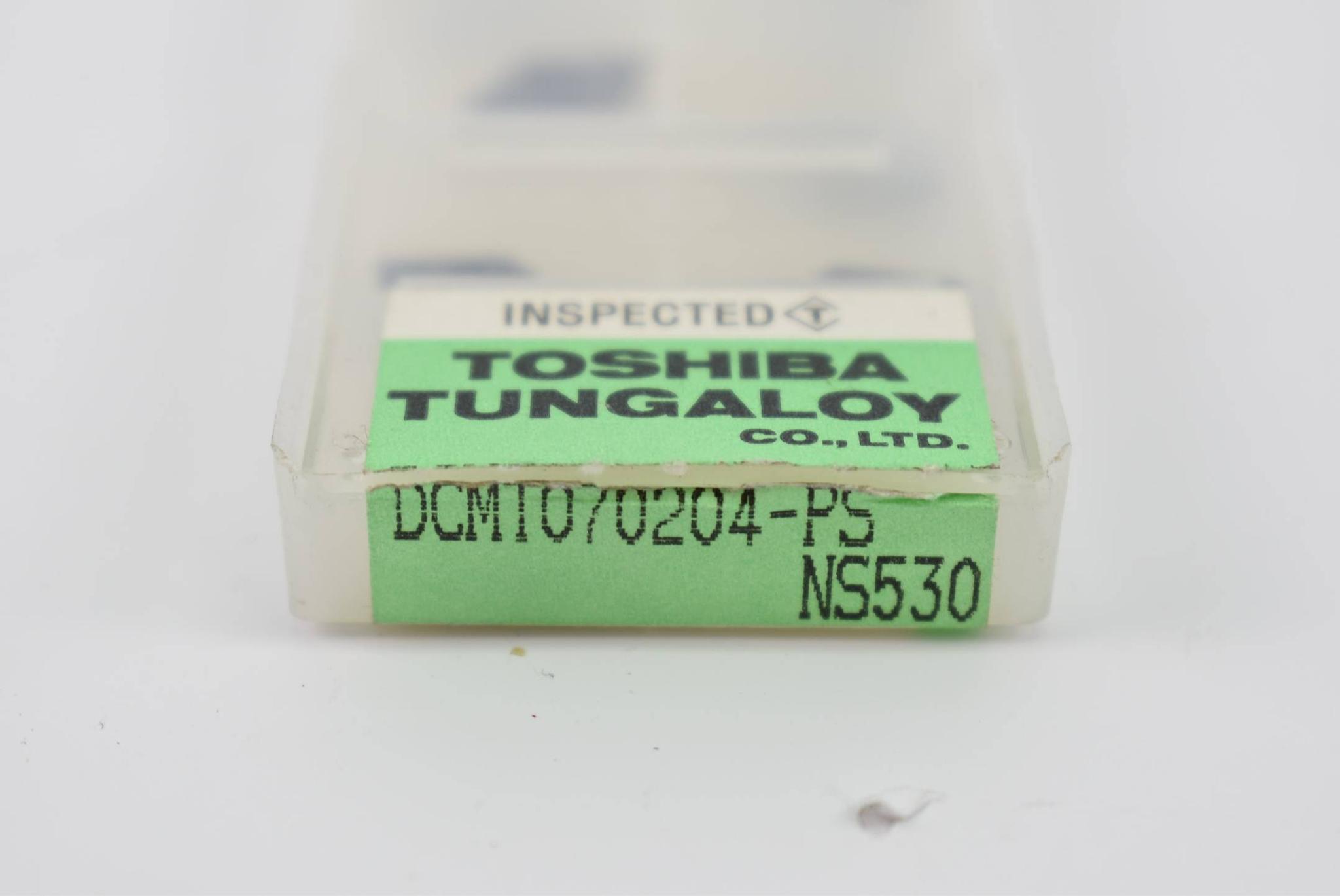 Produktfoto 2 von Toshiba Tungaloy DCMT070204-PS Wendeplatten 10 Stück NS530