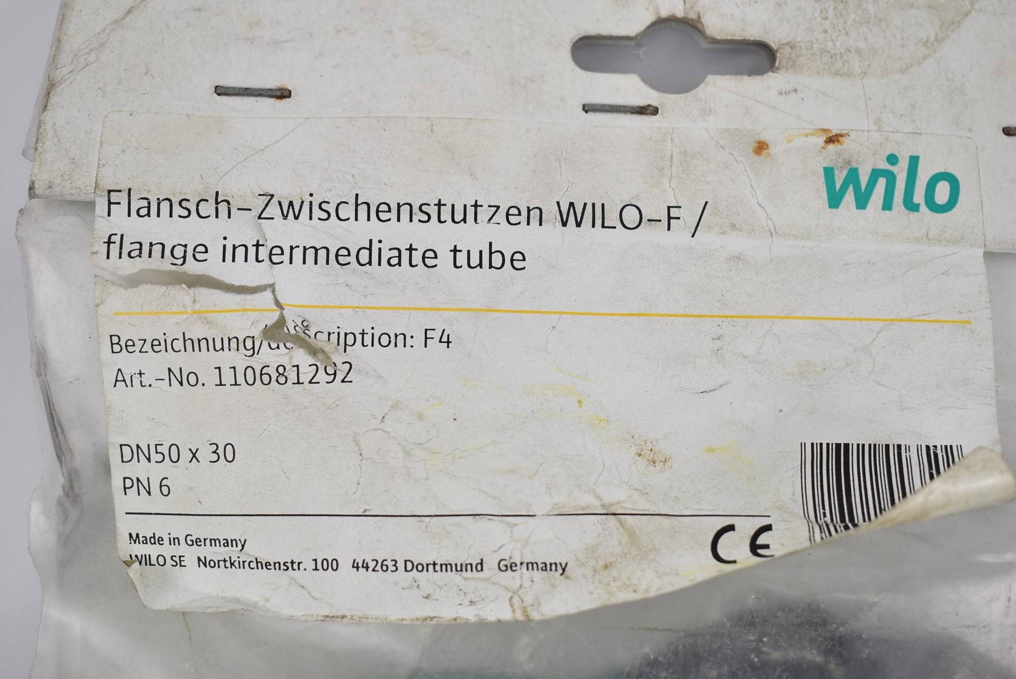 Wilo Flansch-Zwischenstutzen WILO-F DN50x30 PN 6 110681292