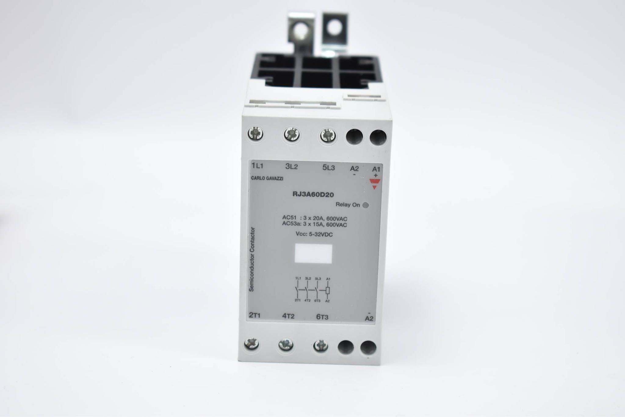 Produktfoto 1 von Carlo Gavazzi Halbleiterrelais 600V 20A RJ3A60D20