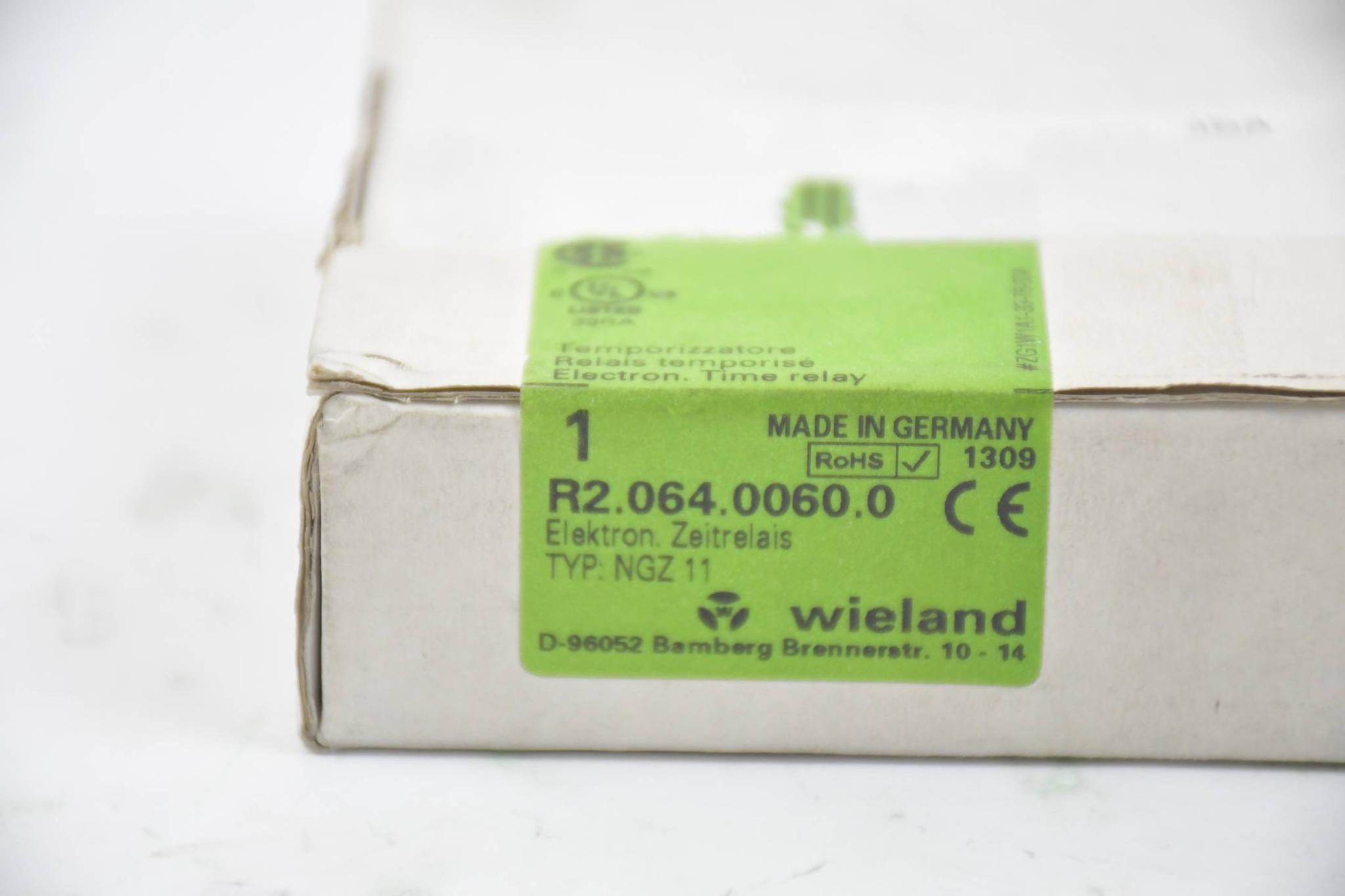 Produktfoto 1 von Wieland Elektronisches Zeitrelais NGZ 11 R2.064.0060.0