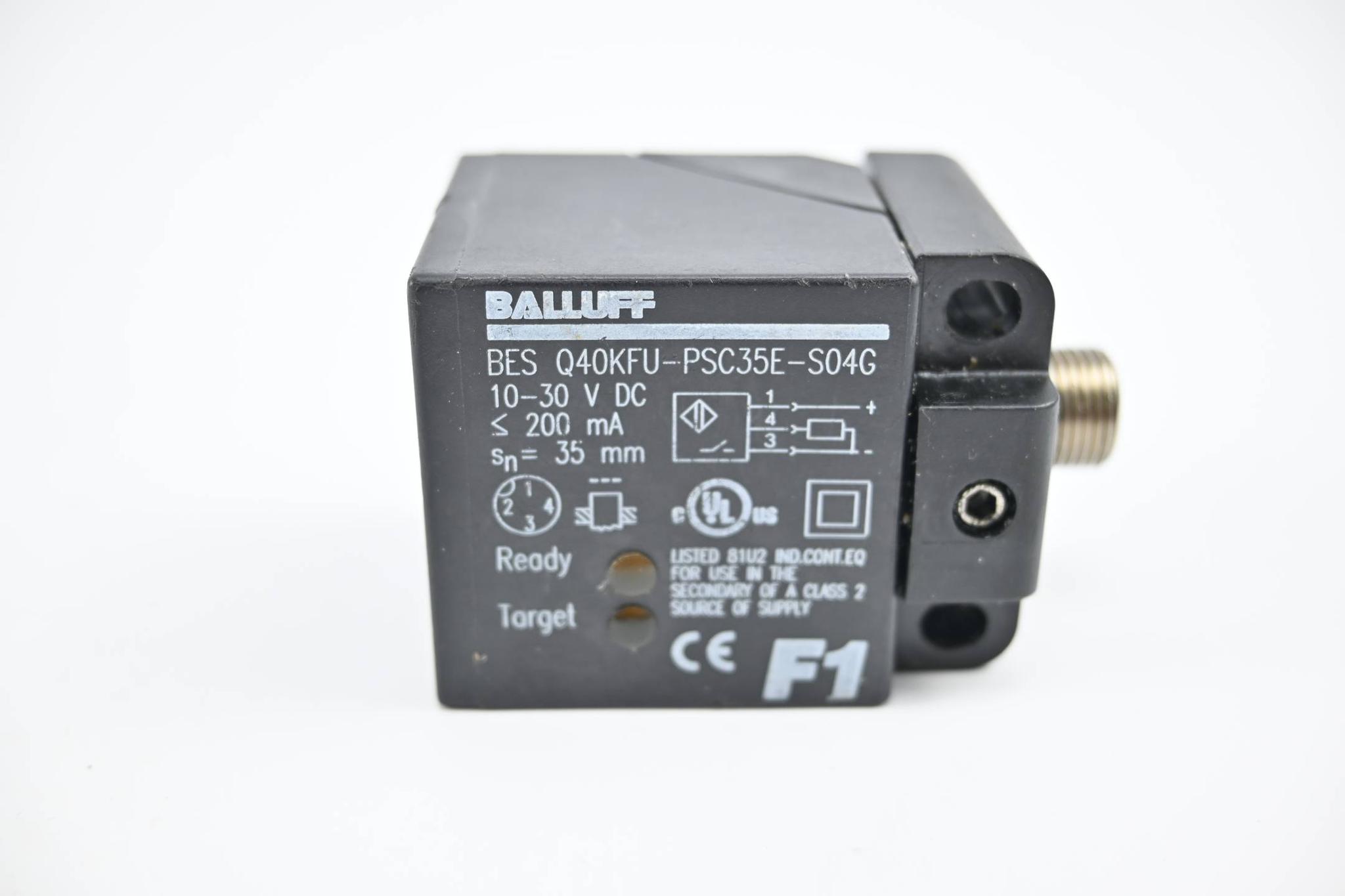 Produktfoto 2 von Balluff Induktiver Faktor 1-Sensor BES0220 ( BES Q40KFU-PSC35E-S04G )