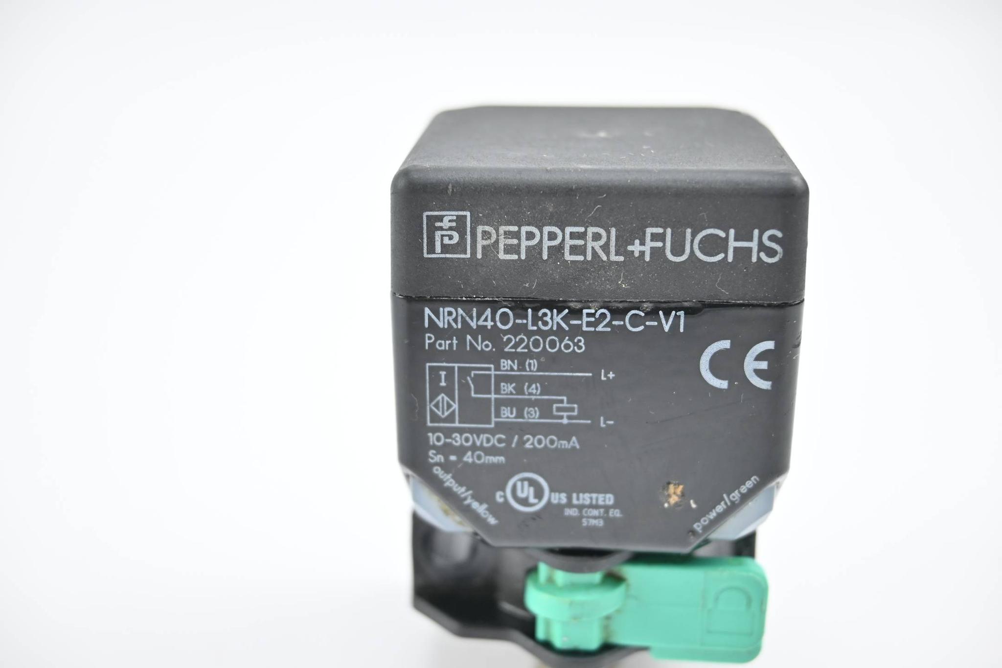 Produktfoto 2 von Pepperl+Fuchs Induktiver Sensor NRN40-L3K-E2-C-V1 ( 220063 )