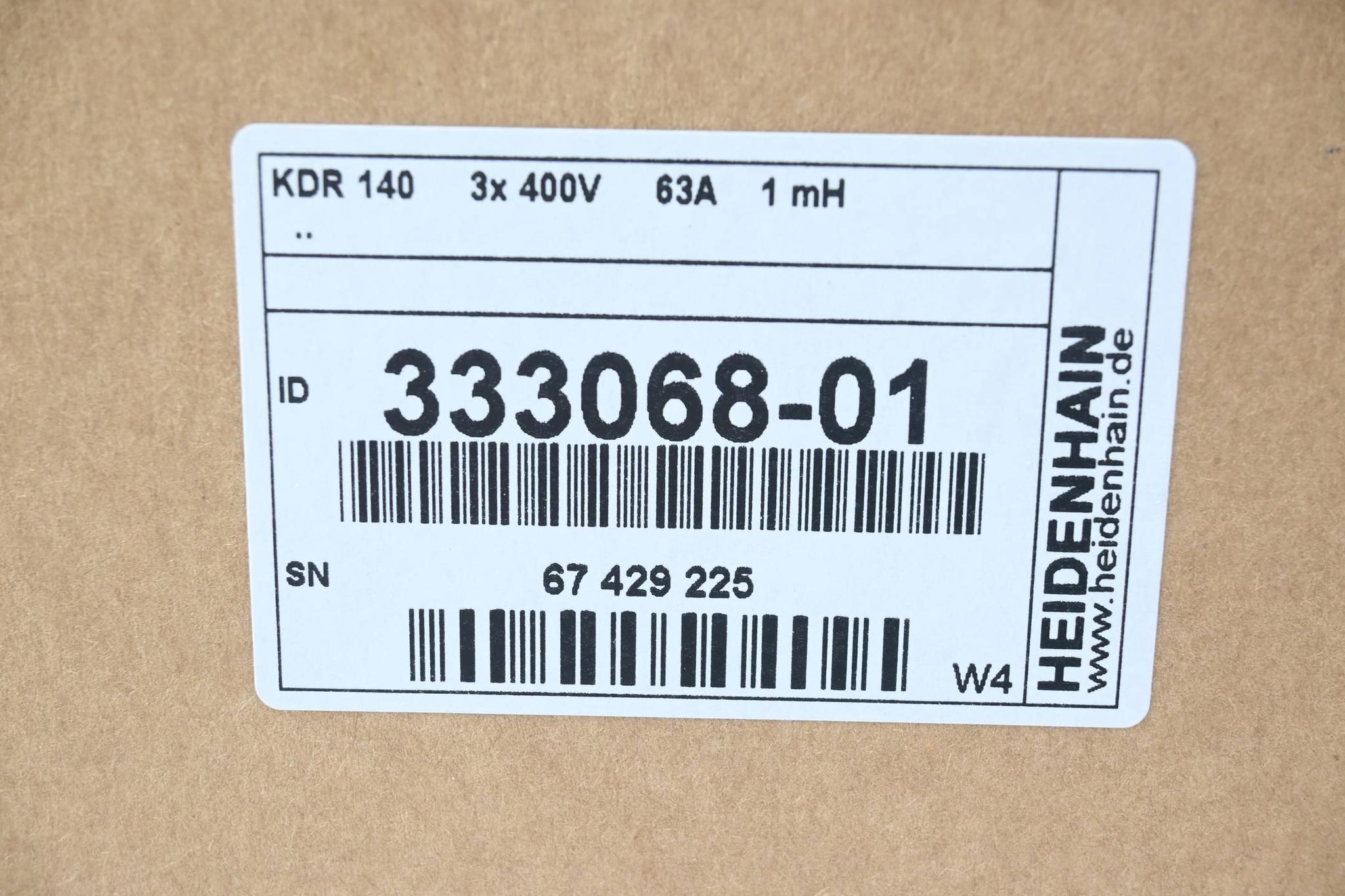 Heidenhain Kommutierungsdrossel KDR 140 ( 333068-01 ) Ver. W4