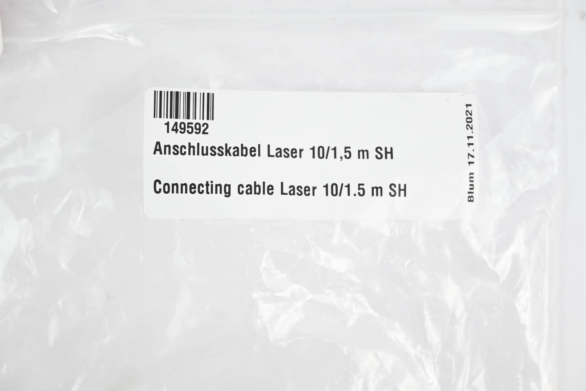 Produktfoto 1 von Blum Anschlusskabel Laser 10/1,5m SH ( 149592 )